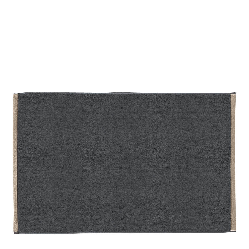 Mette Ditmer Soft badrumsmatta 80x50 cm mörkgrå/ljusgrå