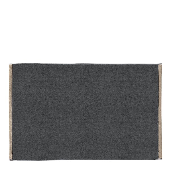 Soft badrumsmatta 80x50 cm mörkgrå/ljusgrå