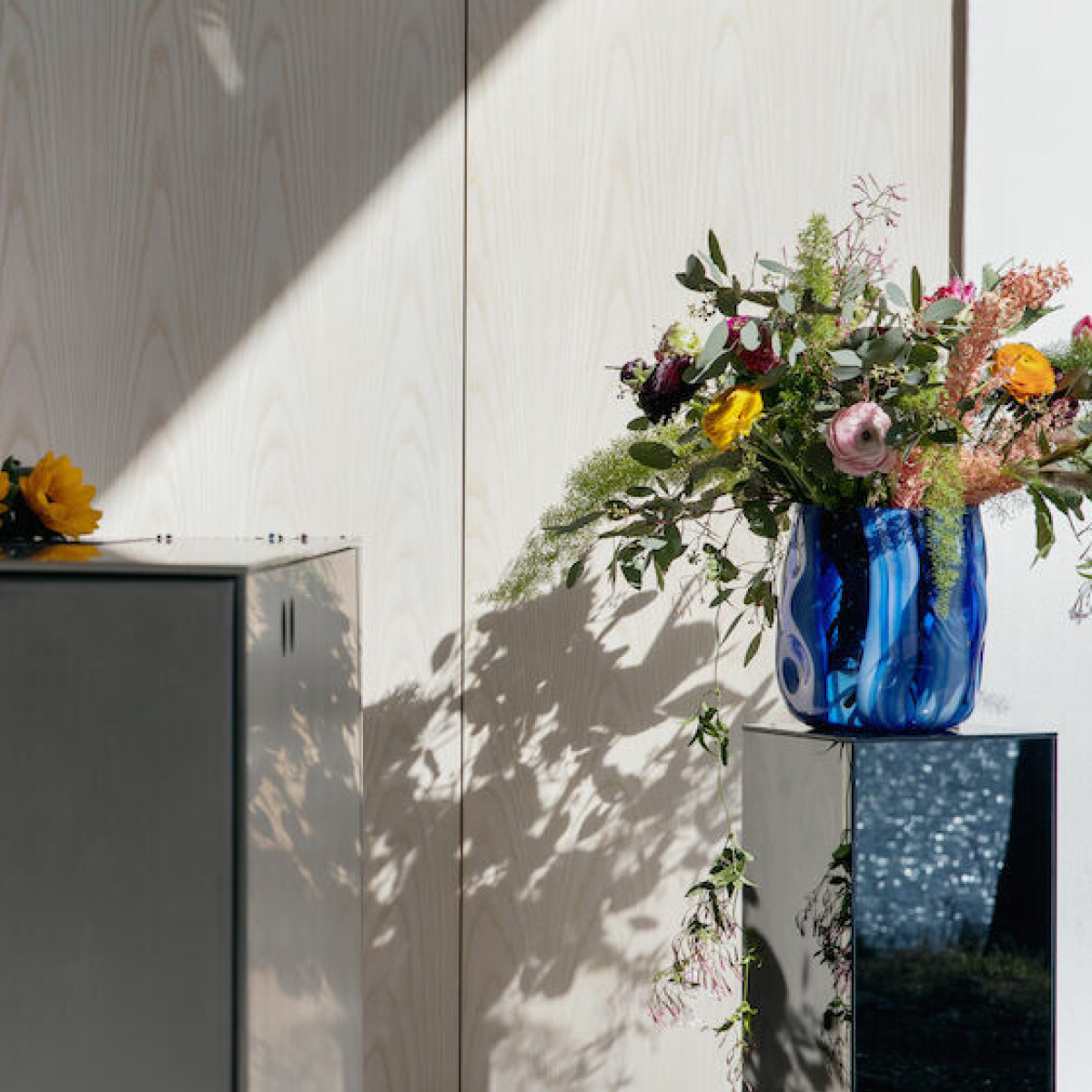 ByOn Triton Vas 21 cm Blå