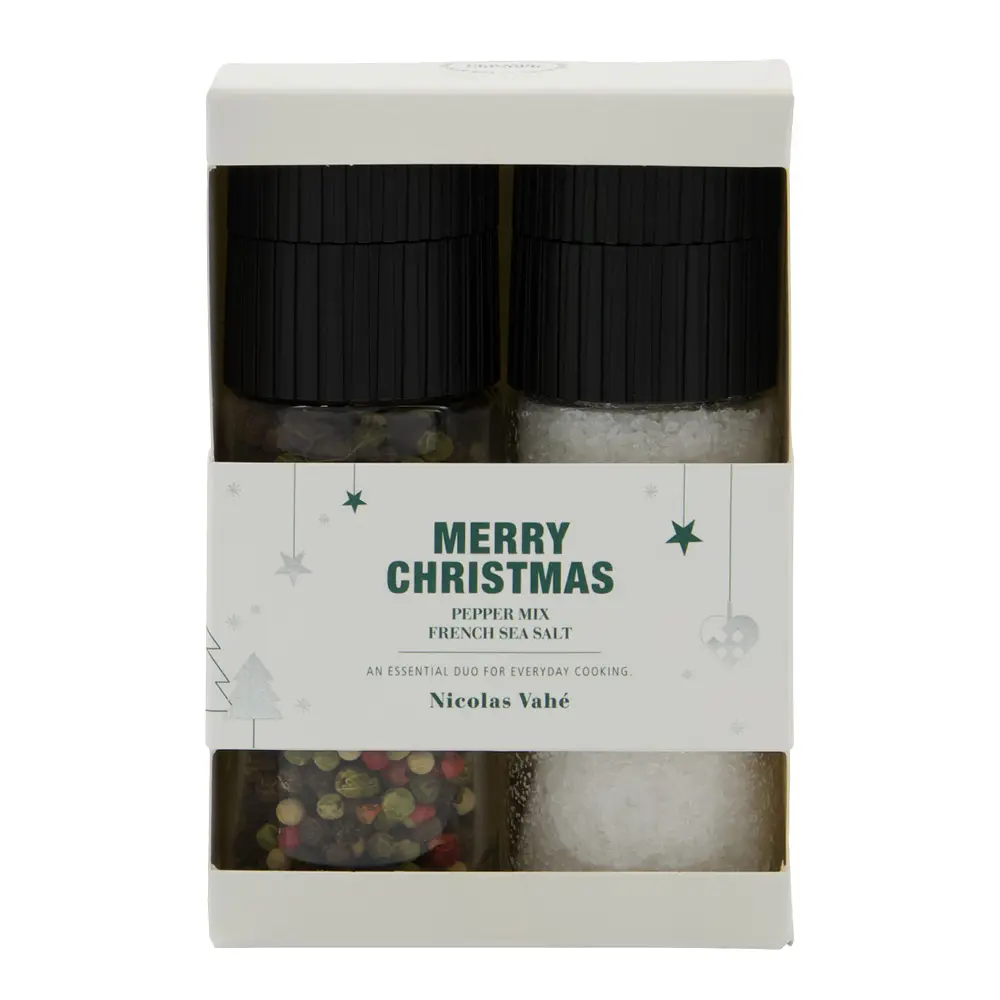 Christmas Essentials gaveeske fransk havsalt & peppermix