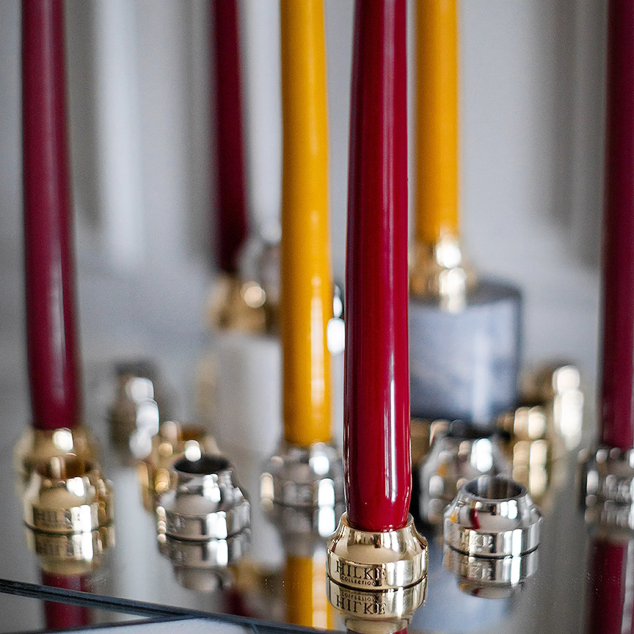 Hilke Hilke Antiikkikynttilä 30 cm 6 kpl Sinappi