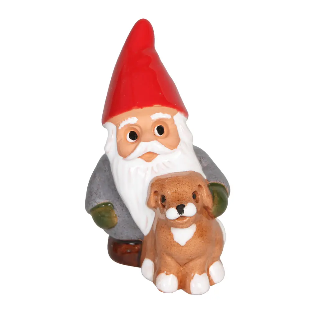 Mikrotonttu ja koira 8 cm