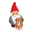 Microtomte med Hund 8 cm