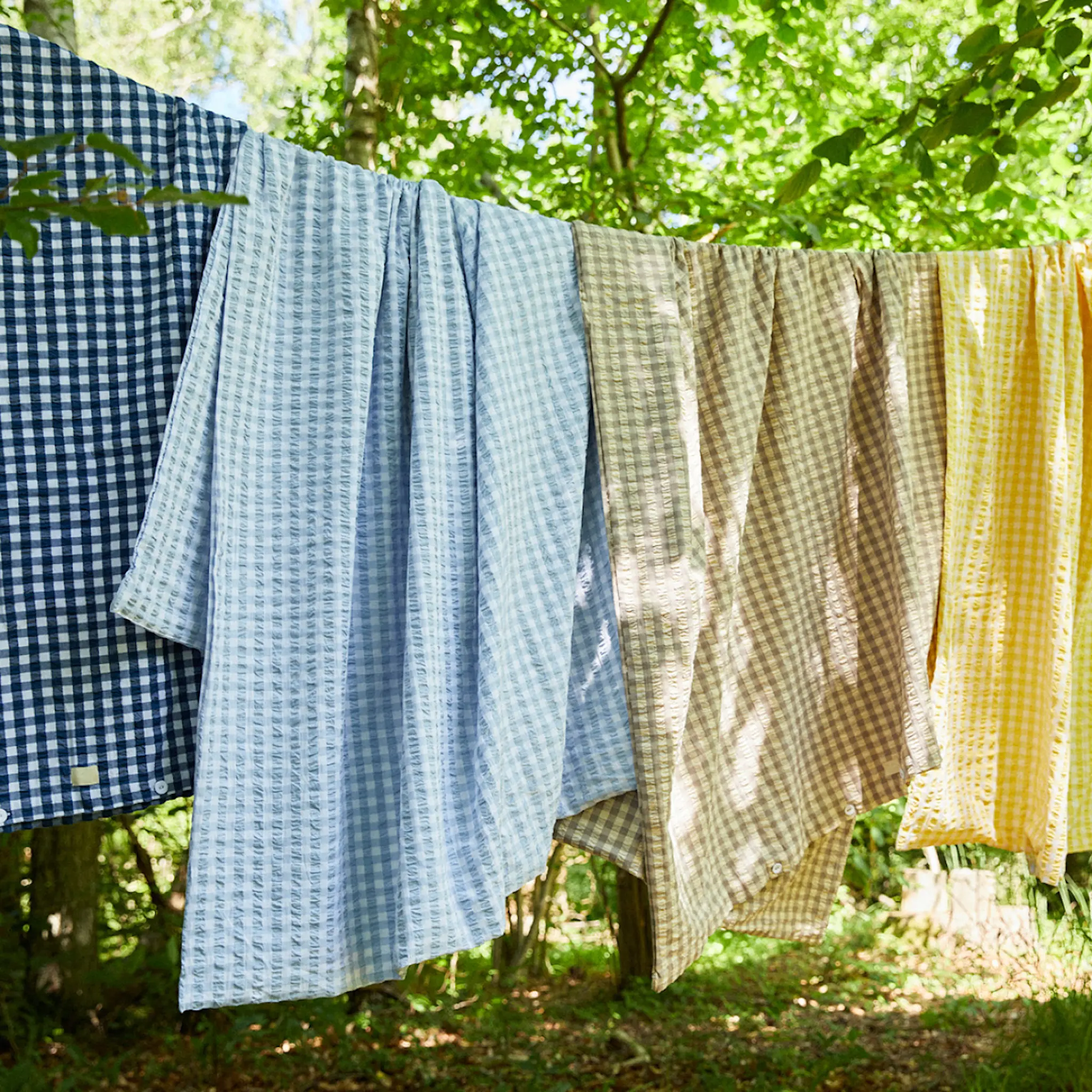 Juna Bæk&Bølge sengetøy 140x220 cm grå/bjørk