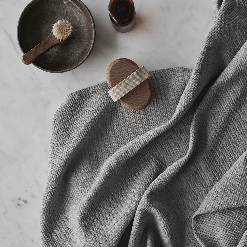 By Mogensen Handduk 70x140 cm Grey Waffle