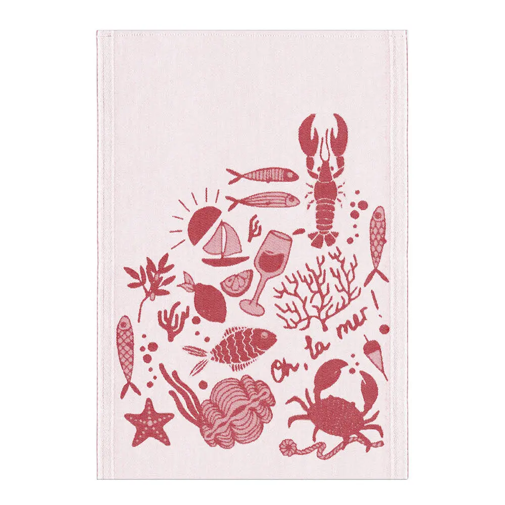 Håndkle Oh La Mer! 35x50 cm mørk rød