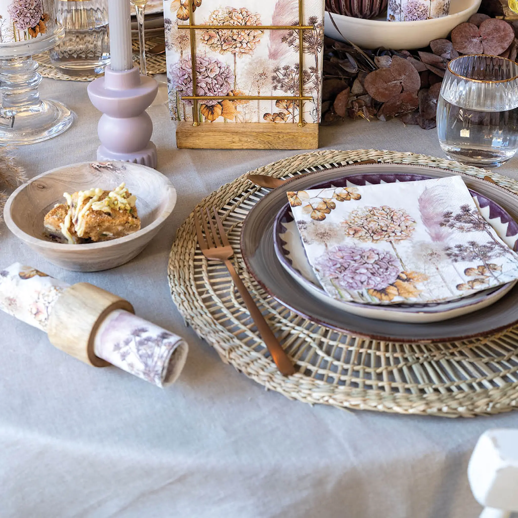 Ambiente Servett 33x33 cm 20-pack Dried Flowers