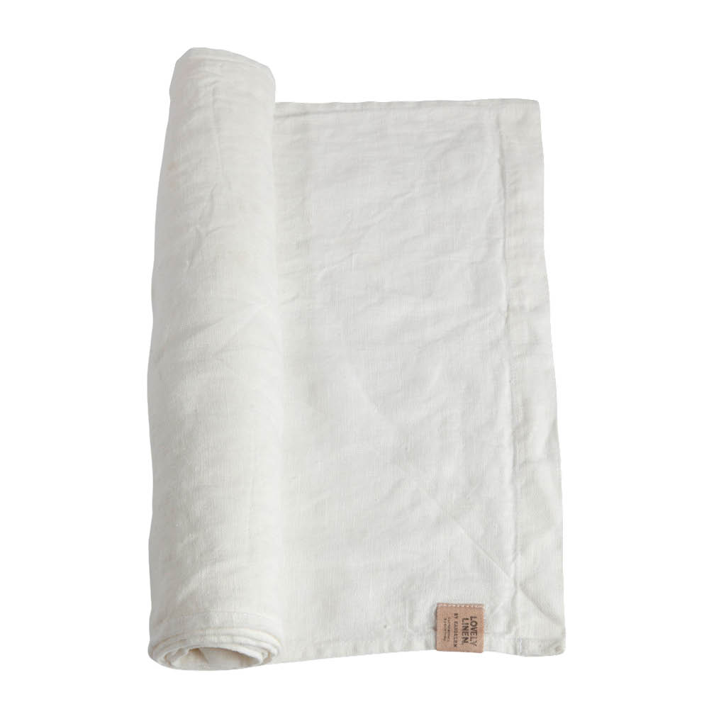 Lovely Linen Lovely kaitaliina pellava 47x150 cm Off-White