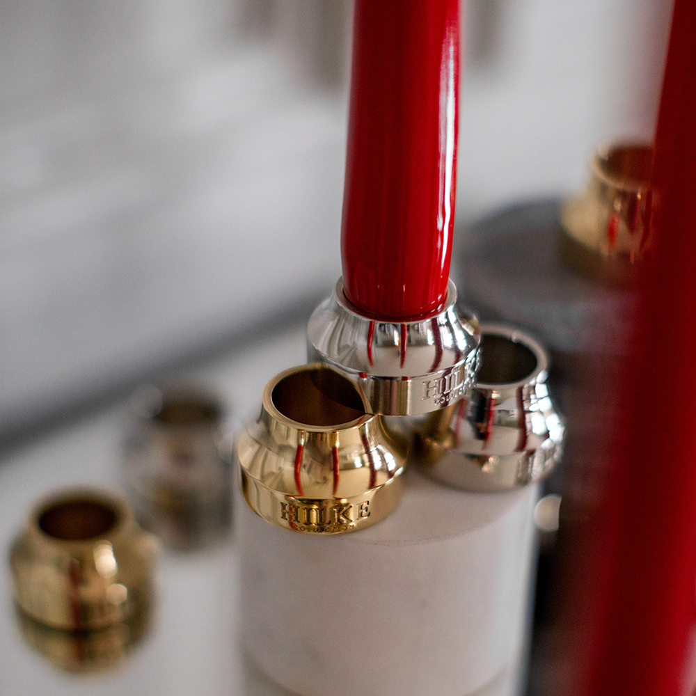 Hilke Piccolo No.2 Ljusstake Förnicklad Mässing