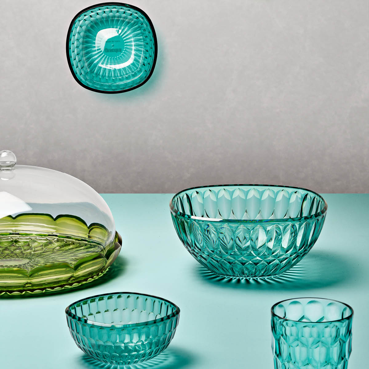 Guzzini Vanity skål 2,1 L 21 cm bioplast Aquamarine