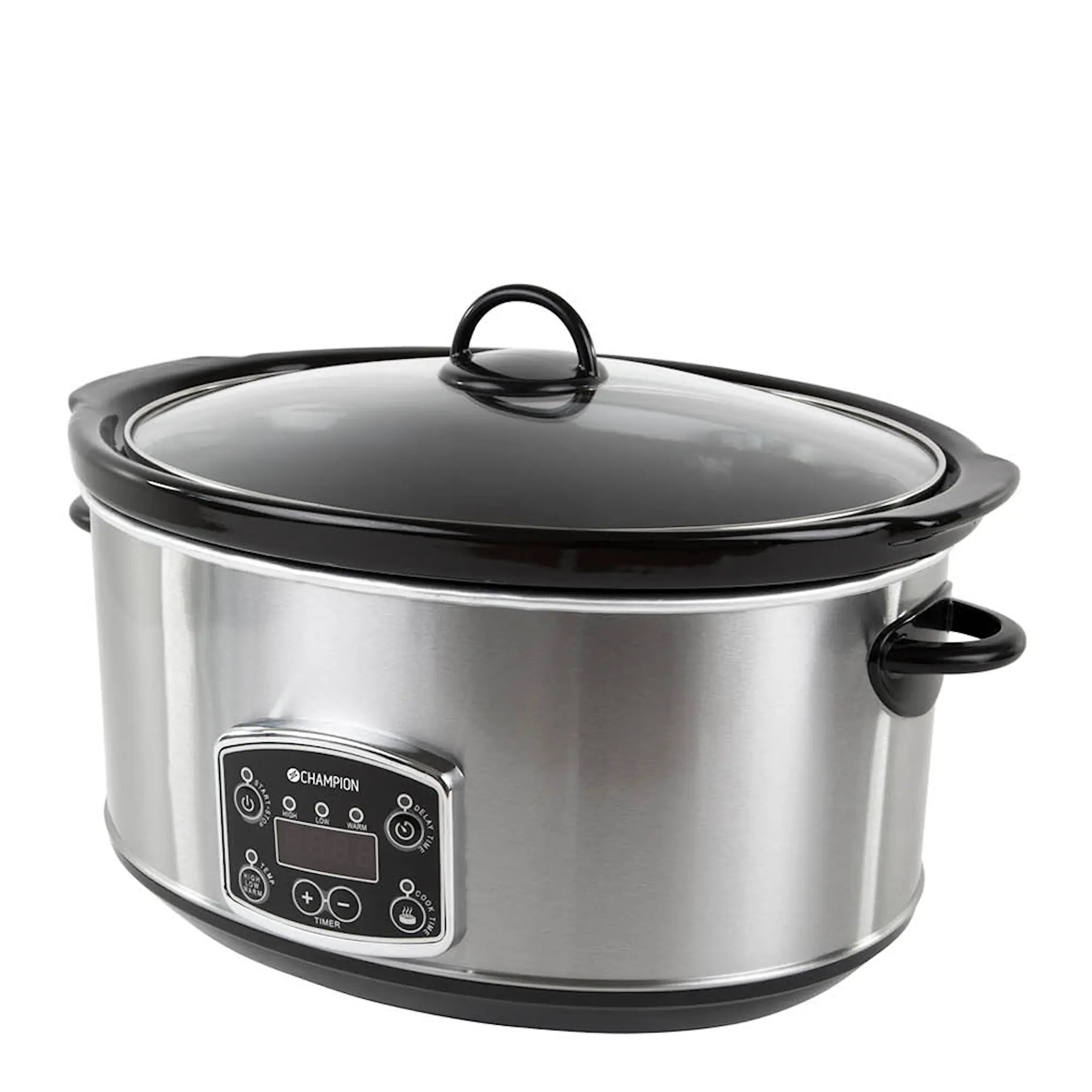 CHAMPION Slowcooker 6,5 L 320W SC210 rostfri