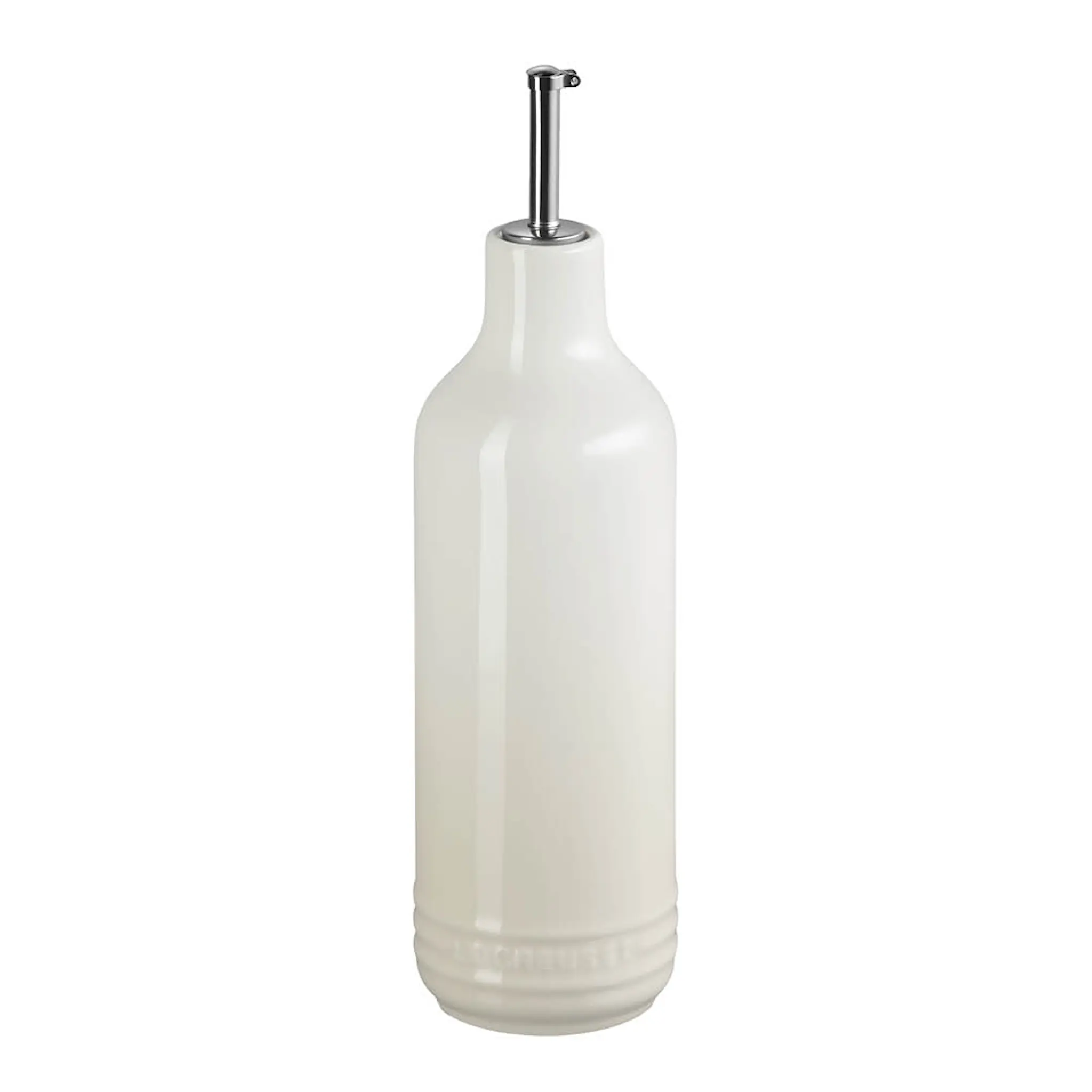 Le Creuset Signature oljeflaska 600 ml meringue