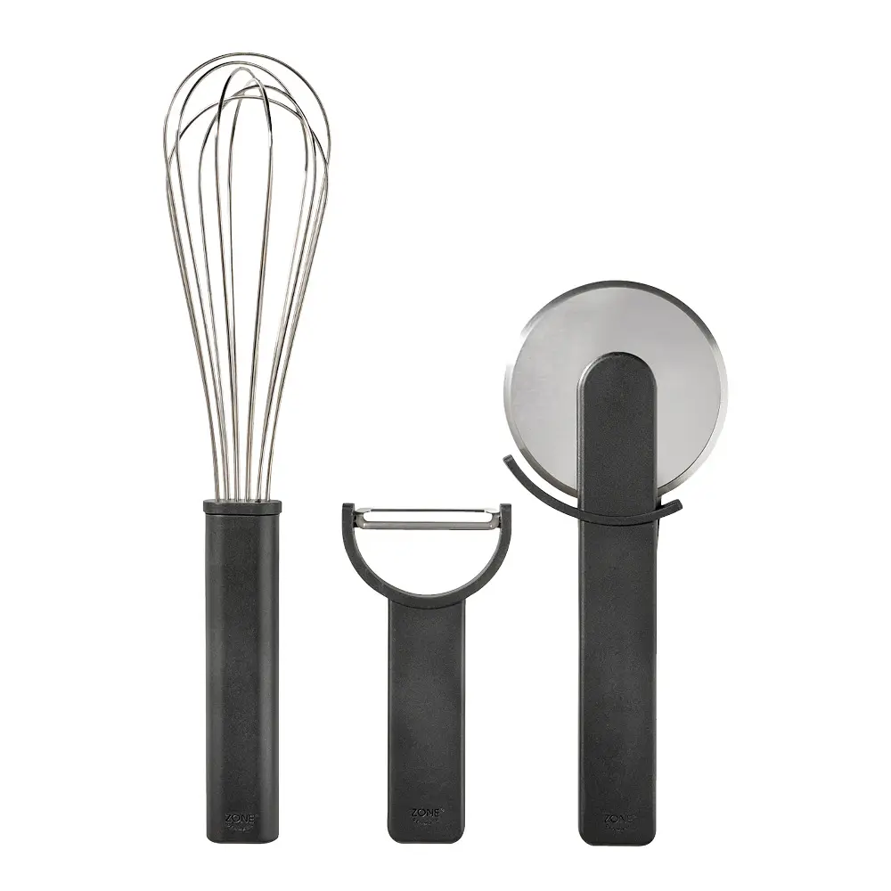 Singles Keittiövälineet 3 osaa Musta