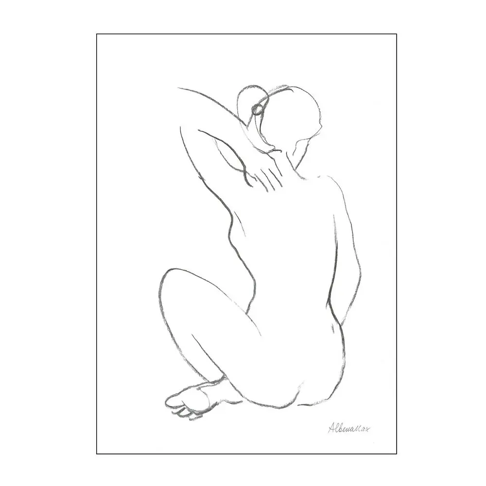 Wild Apple Juliste 30x40 cm Nude sketch i