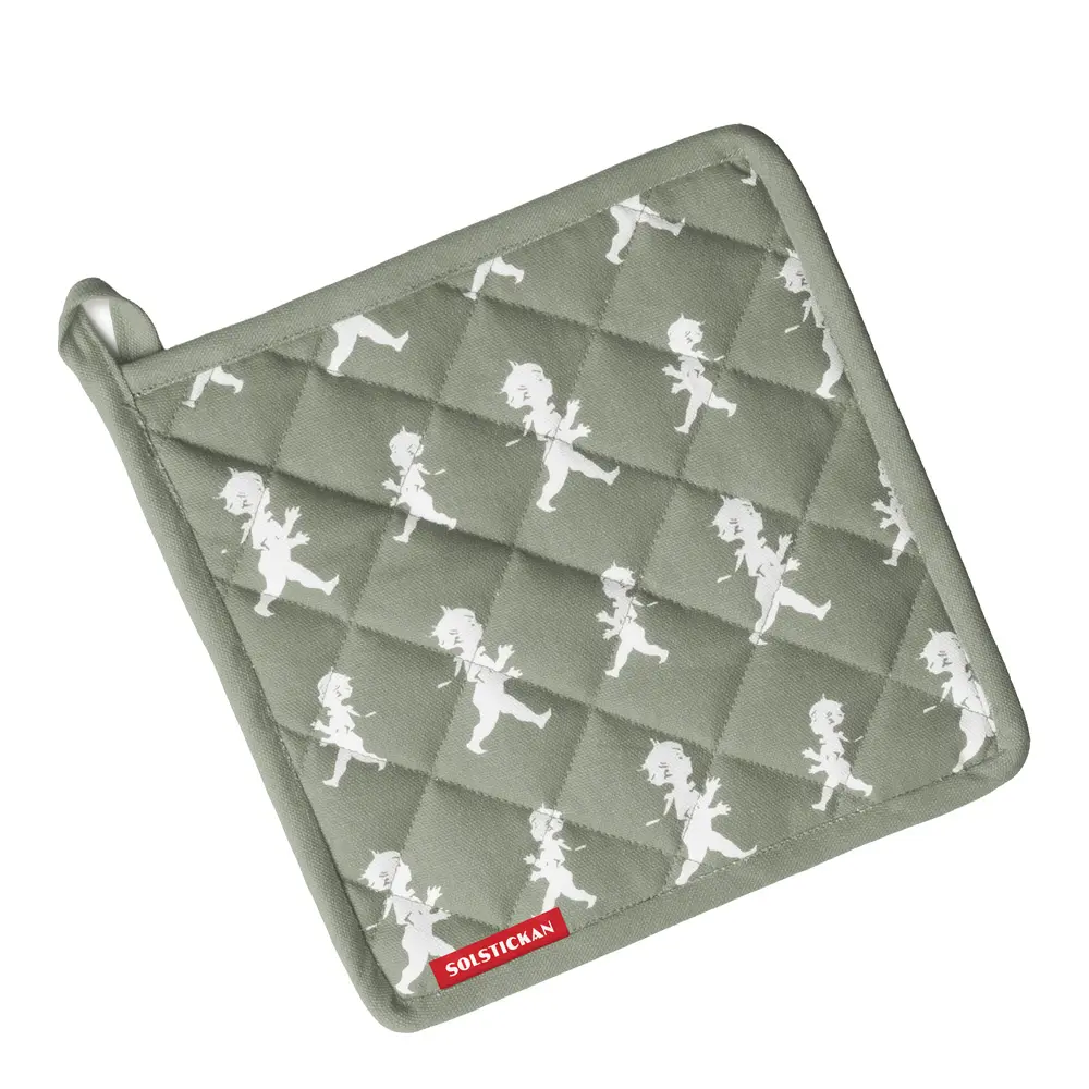 Grytelapp 22 cm grønn