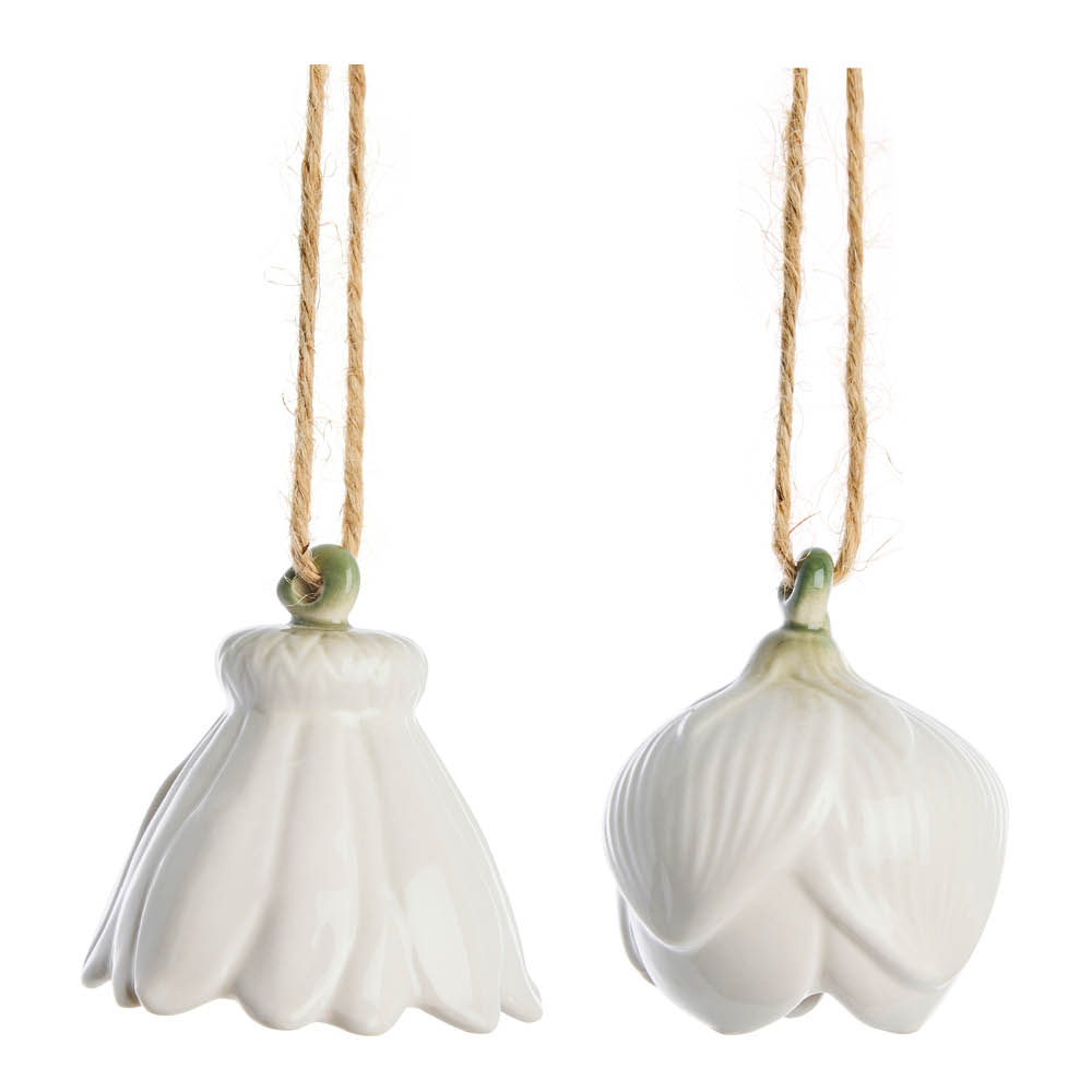 Lene Bjerre Dehlia Riippukoriste kukka 4,5 cm 2 kpl Offwhite