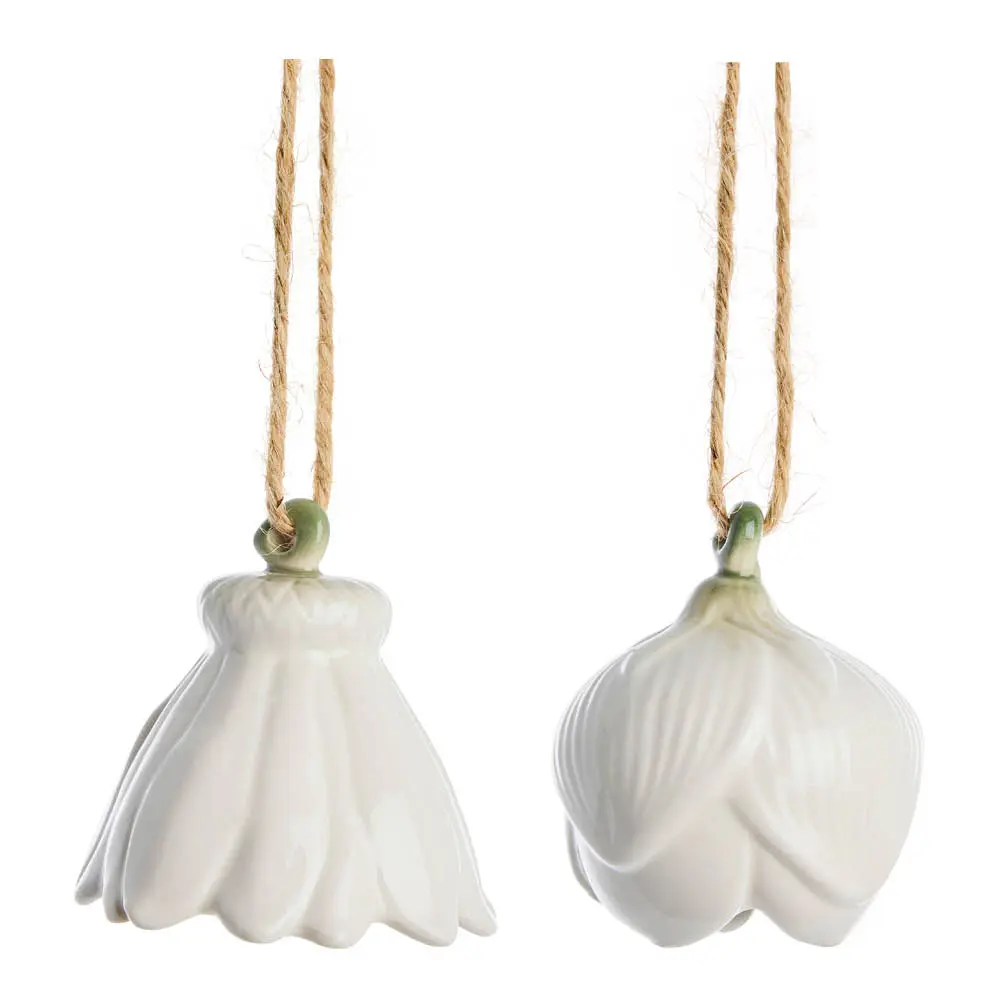 Dehlia Riippukoriste kukka 4,5 cm 2 kpl Offwhite