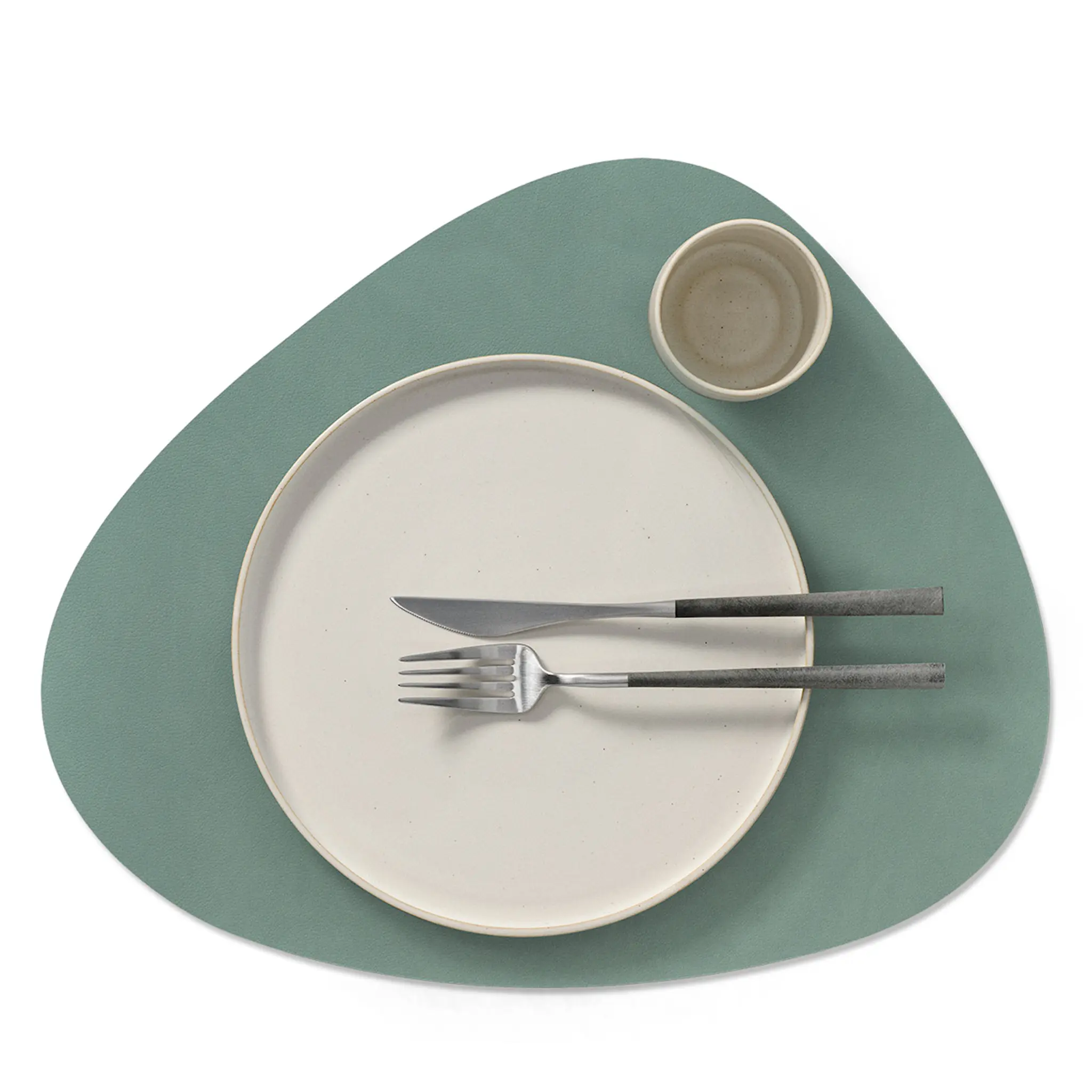 LIND DNA Curve Cloud Pöytätabletti kaksipuolinen 37x44 cm Anthracite/Pastel Green