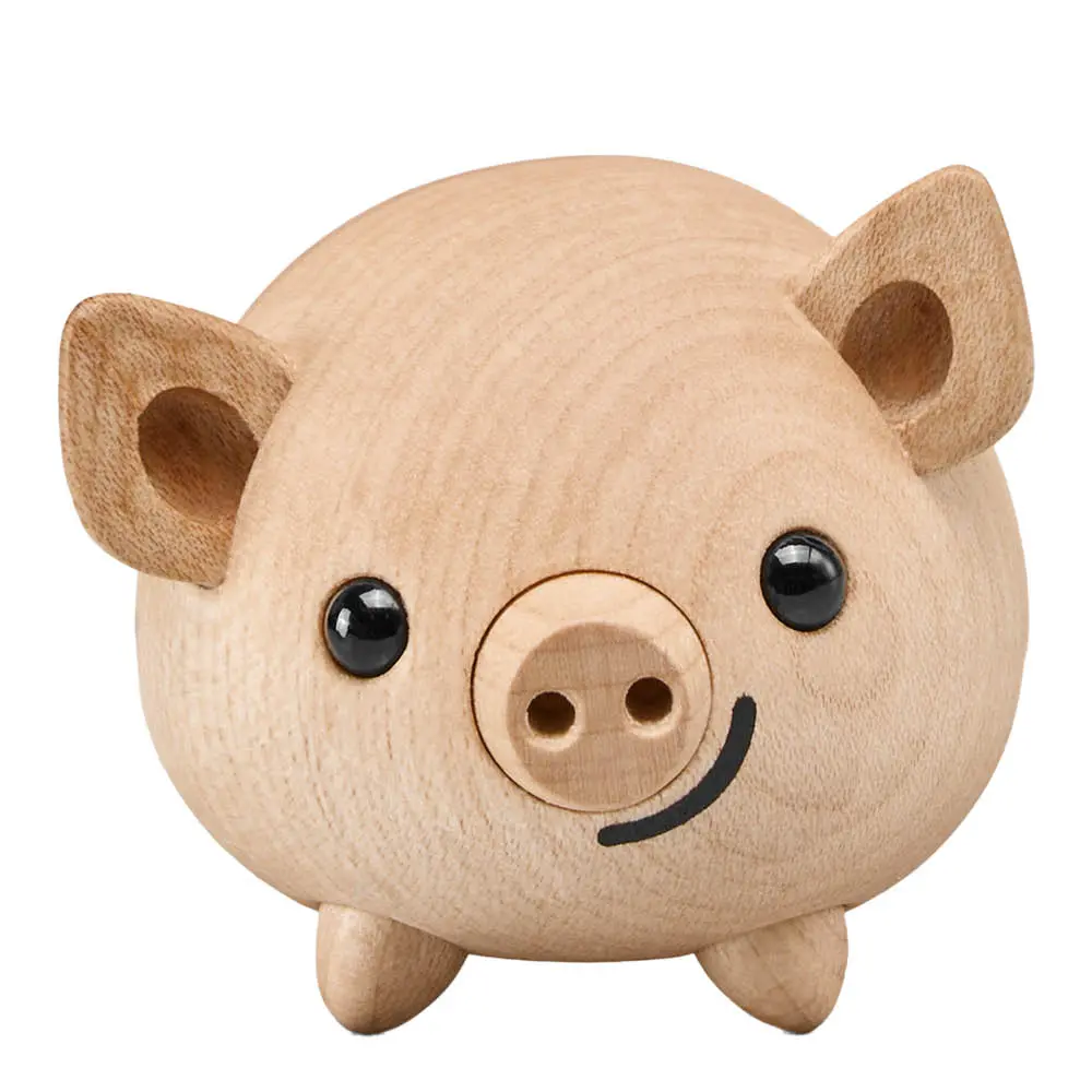 Puufiguuri possu Trille 5 cm Vaahtera