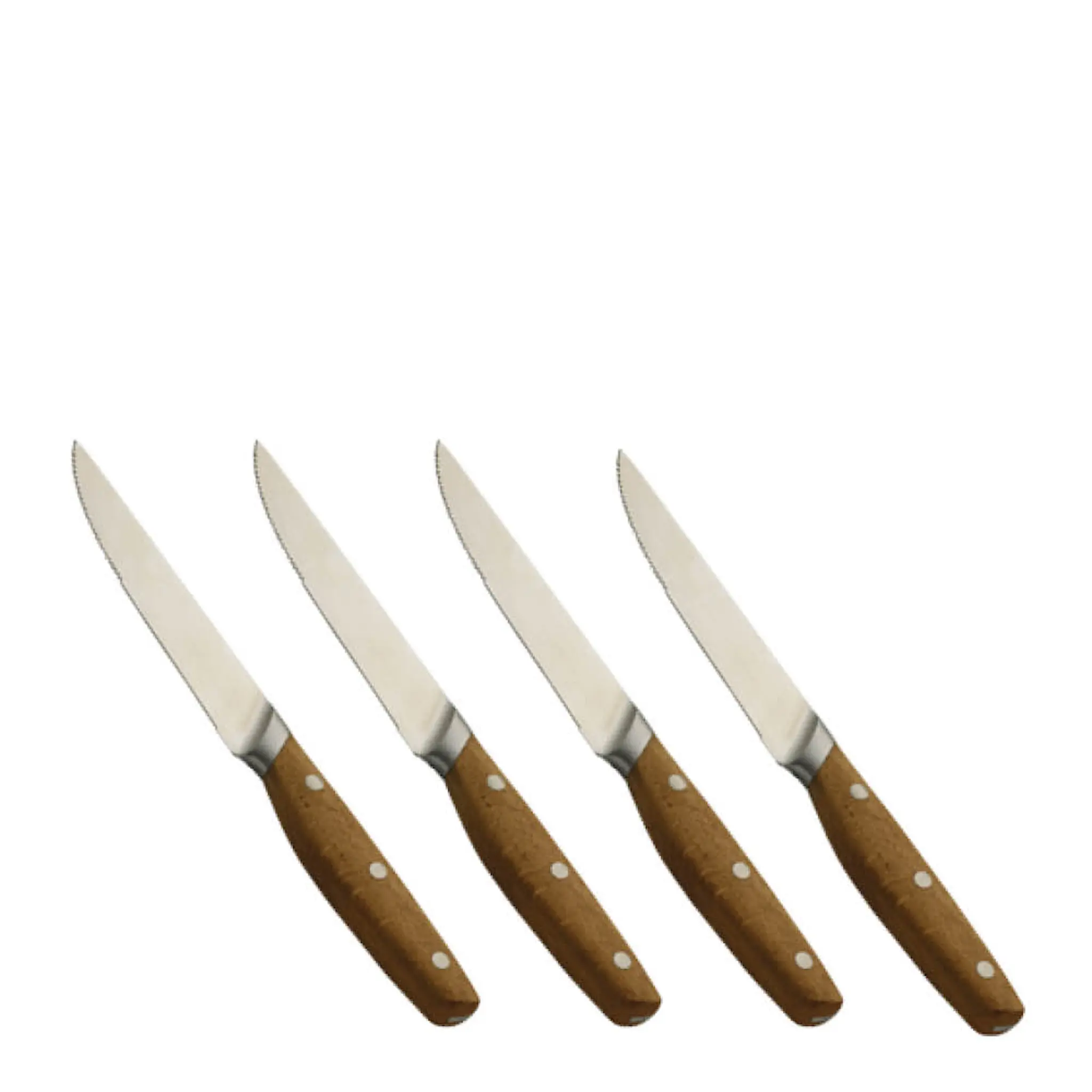 Morsö Bosco grillkniv 13 cm 4 stk stål/eik
