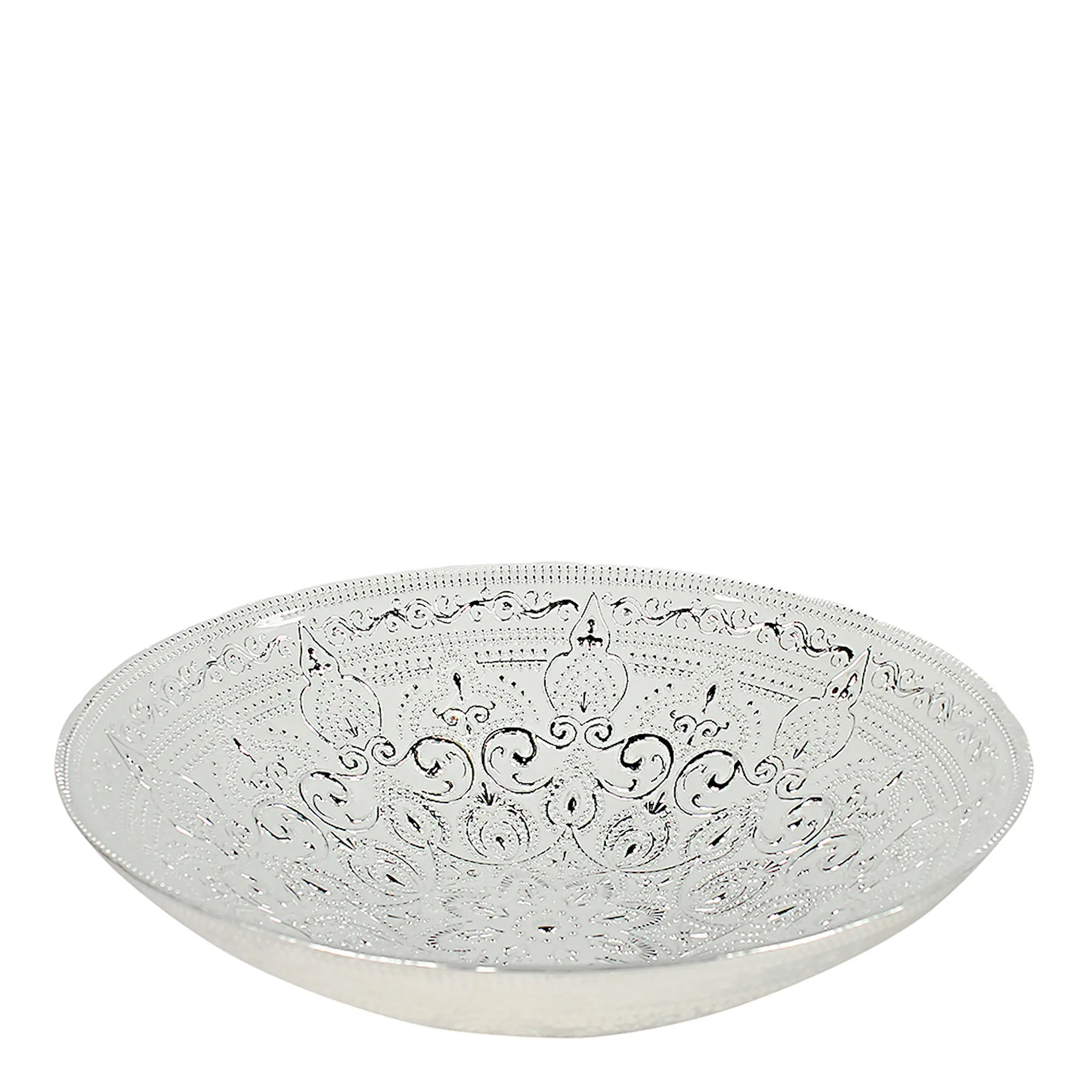 Nybridge Piastrelle Skål Silver 31 cm