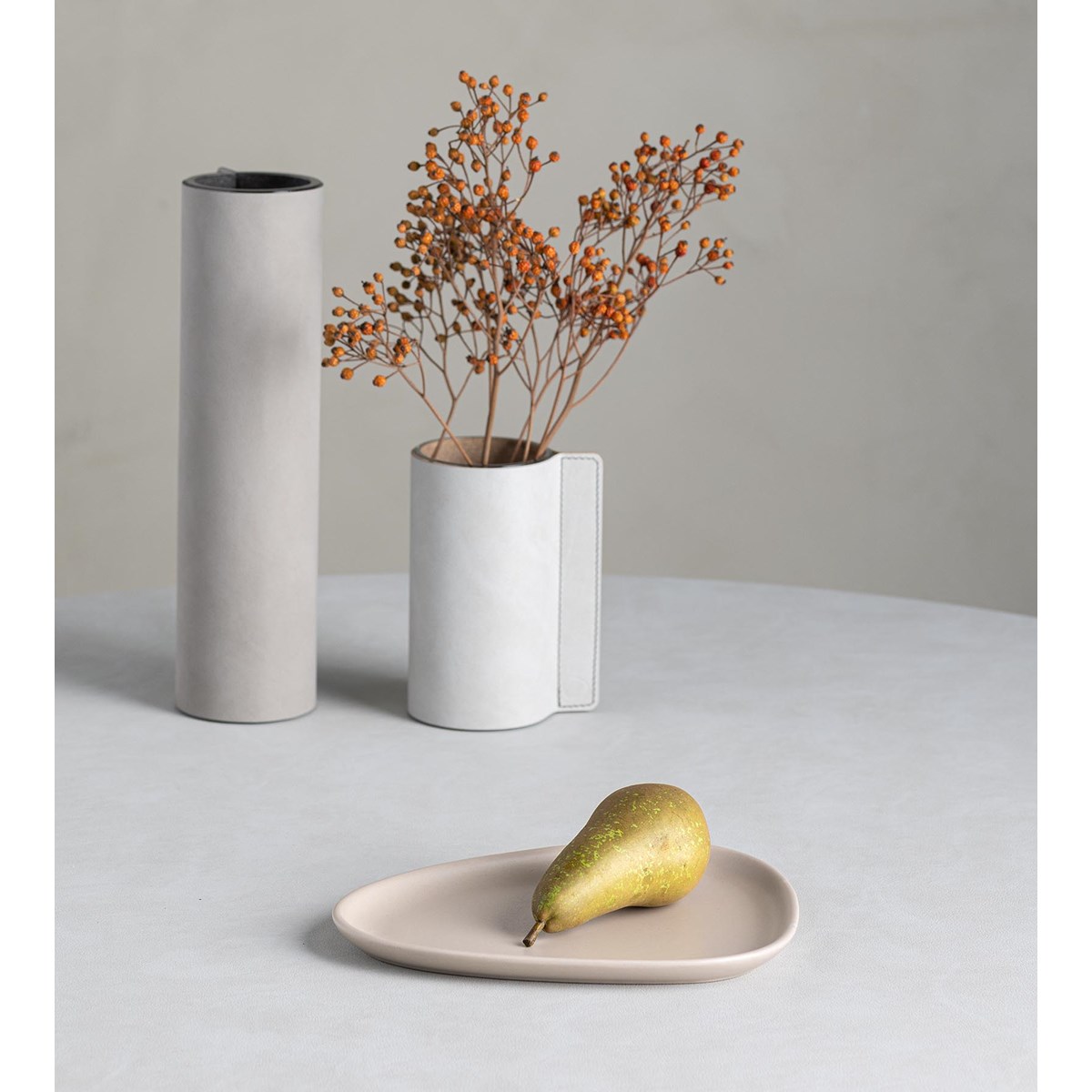 LIND DNA Curve Stoneware Tallrik 22x19 cm Sand