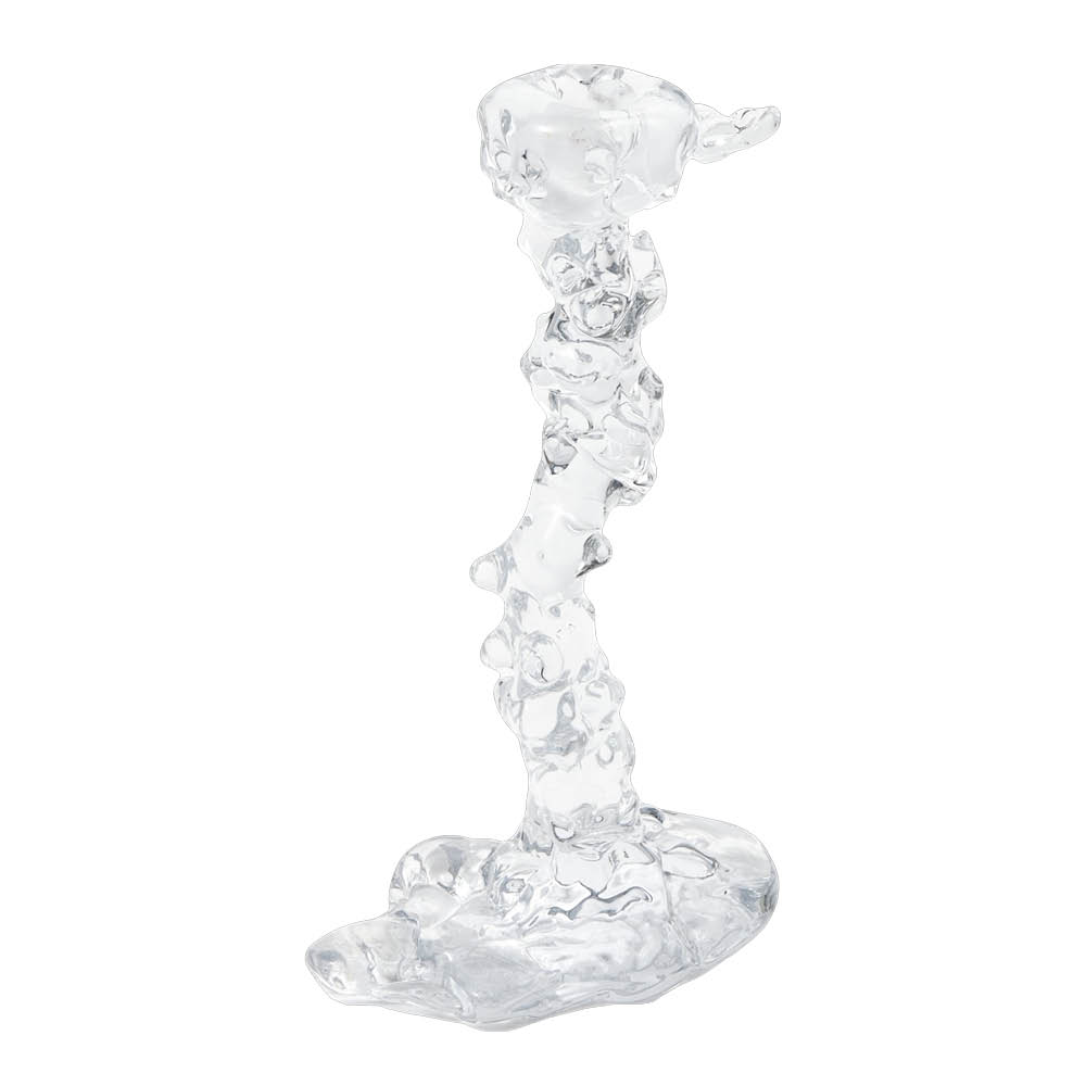 Pols Potten Drip ljusstake i glas 25 cm klar