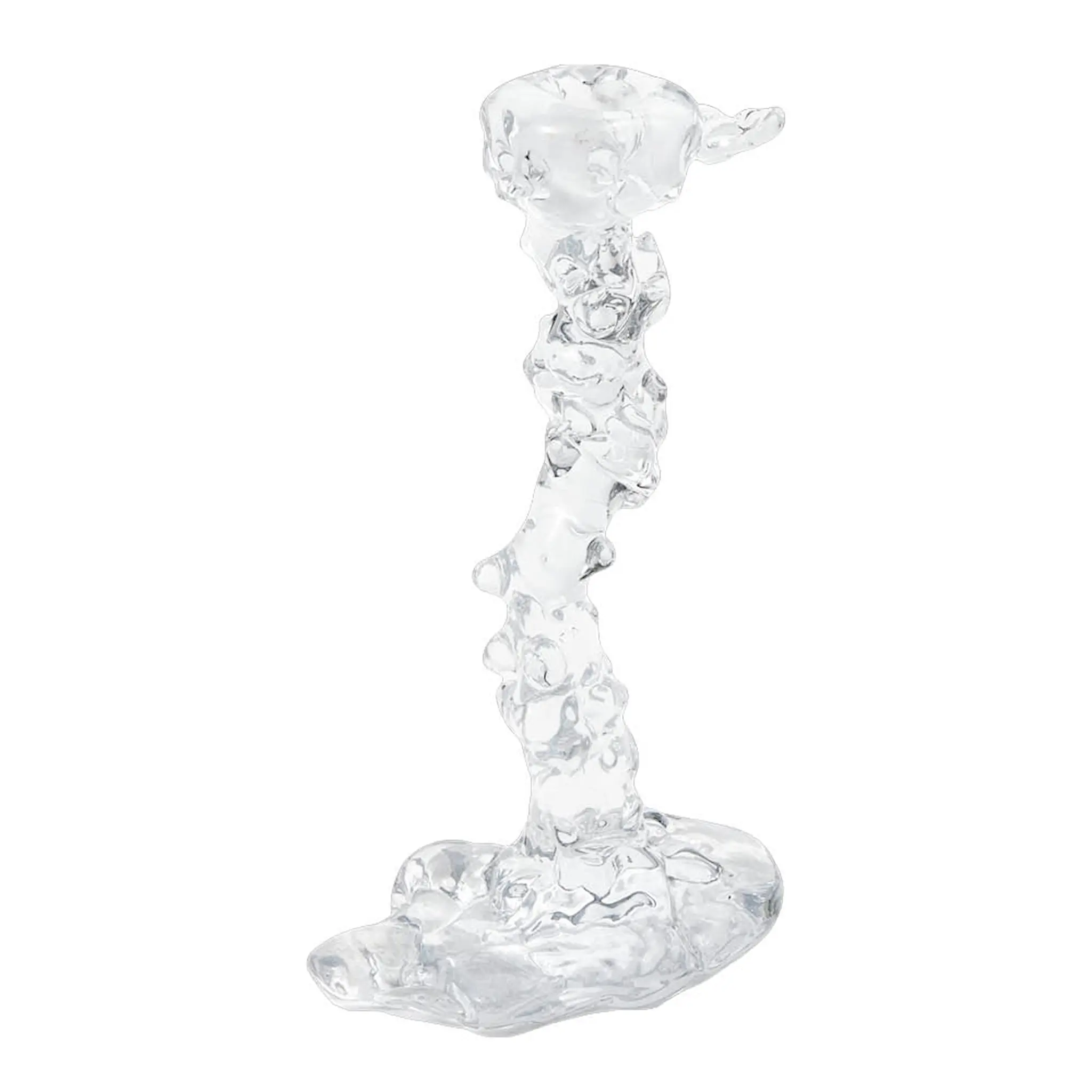 Pols Potten Drip ljusstake i glas 25 cm klar