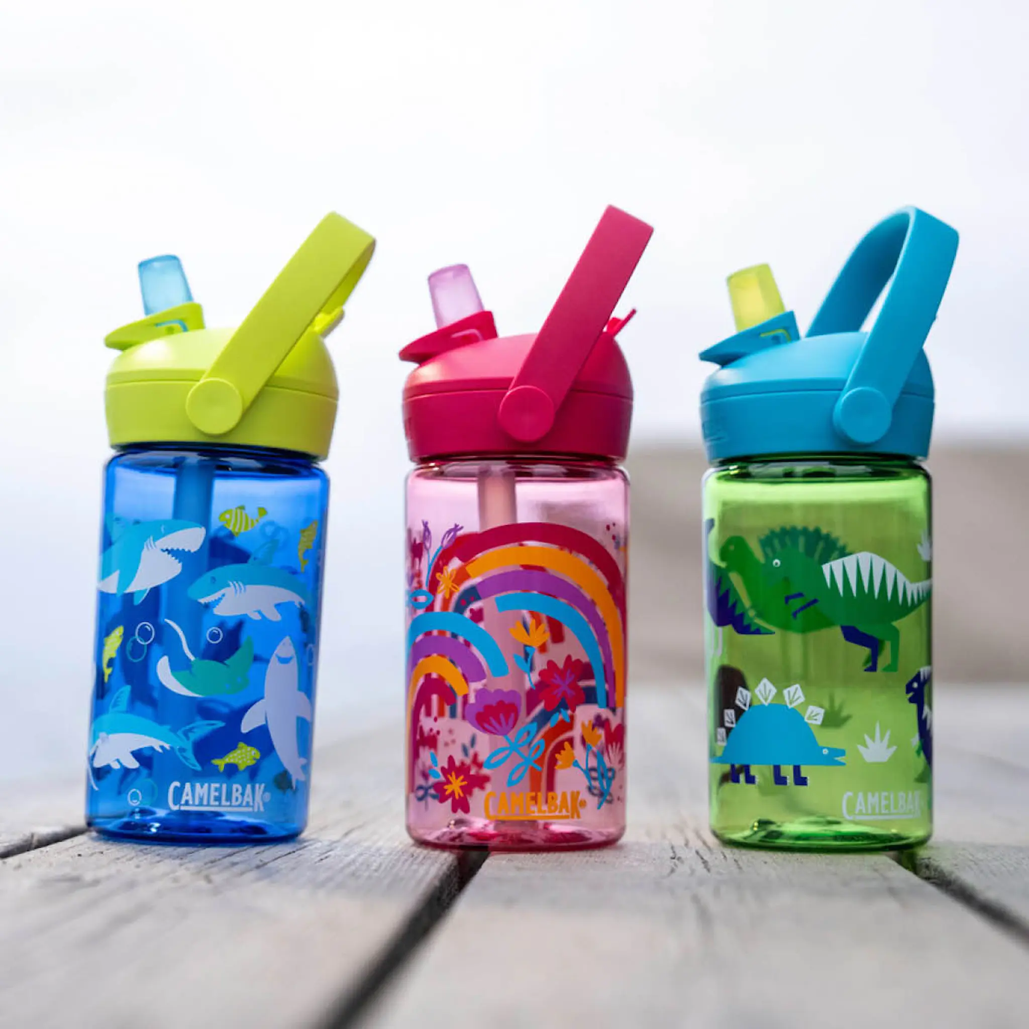Camelbak Thrive Flip Straw Kids flaska 0,4 L sharks and rays