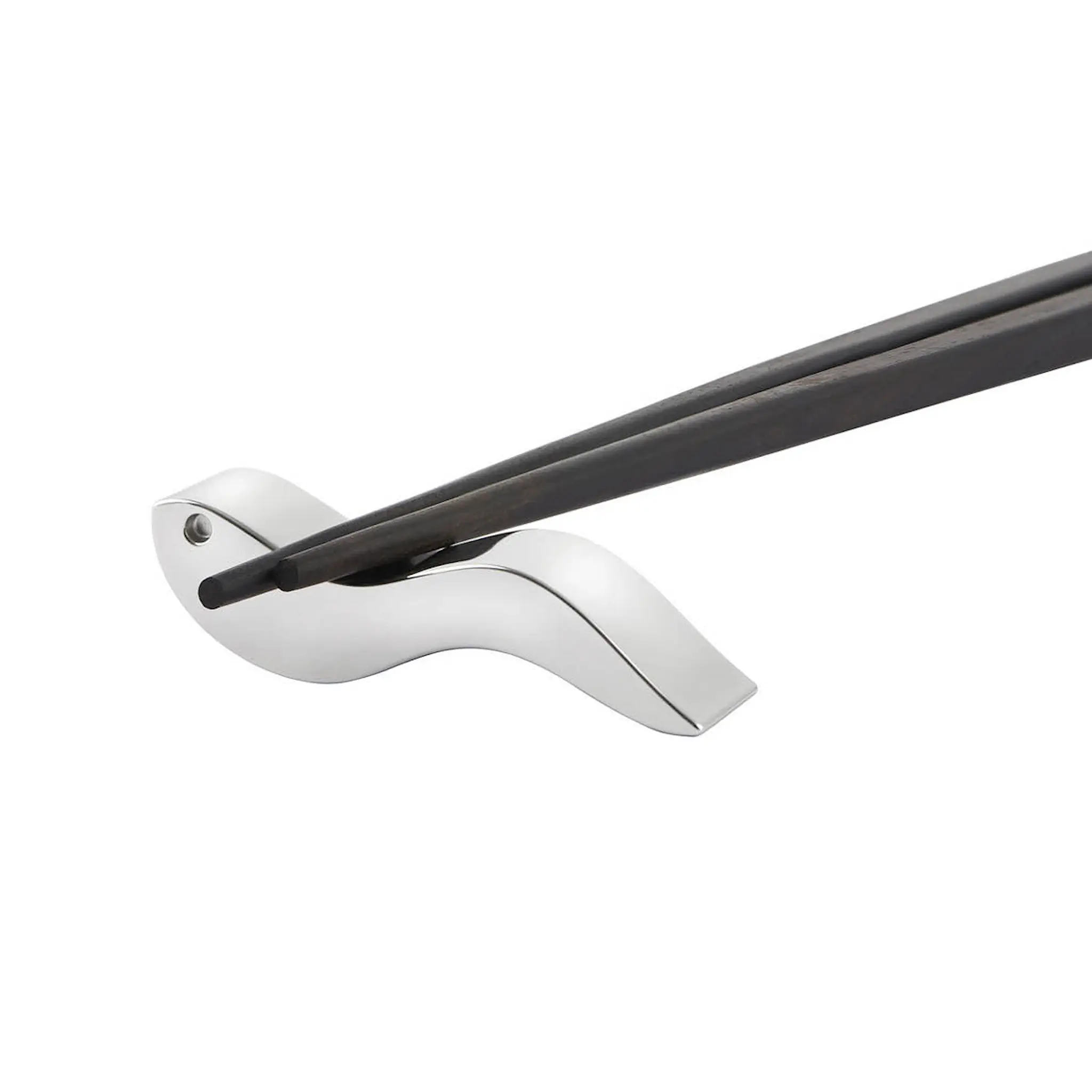 Alessi Alessandro M Syömäpuikot Musta/Teräs