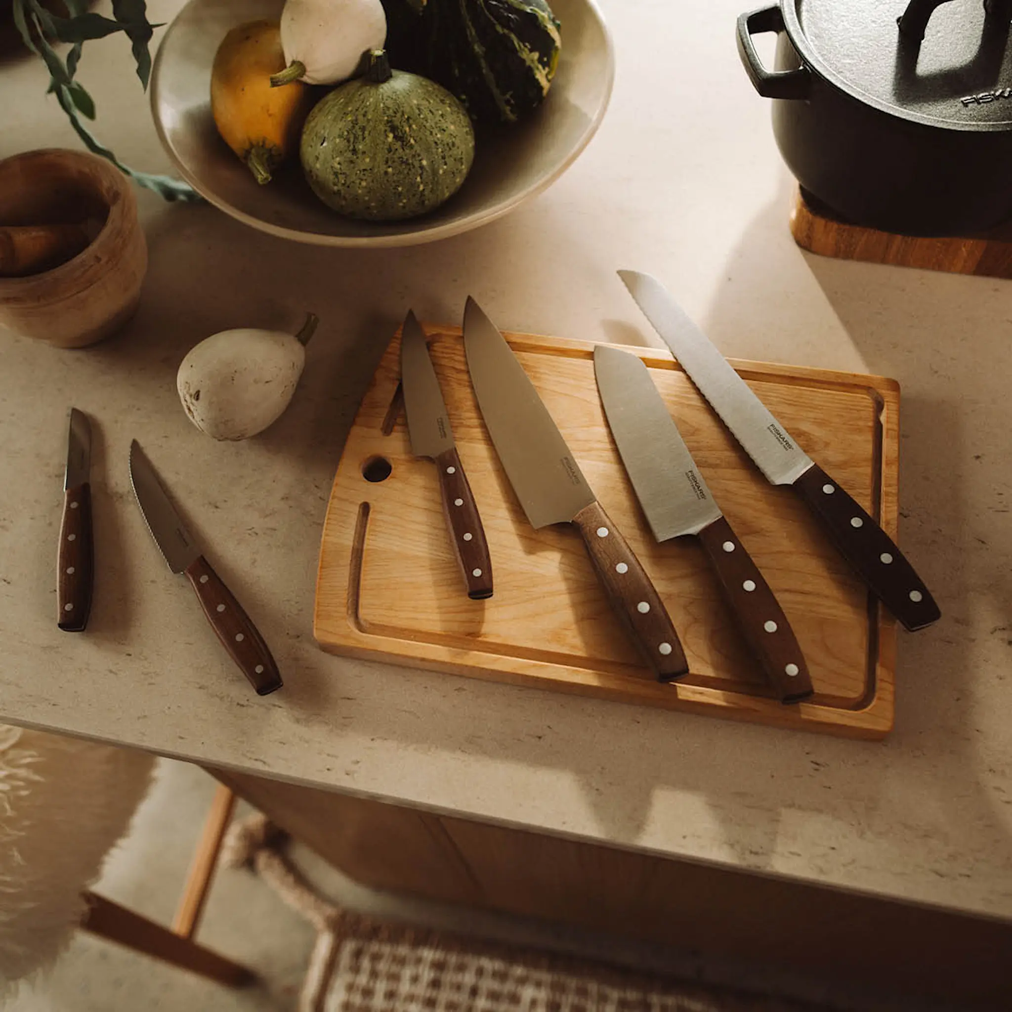 Fiskars Folken Leipäveitsi 21 cm