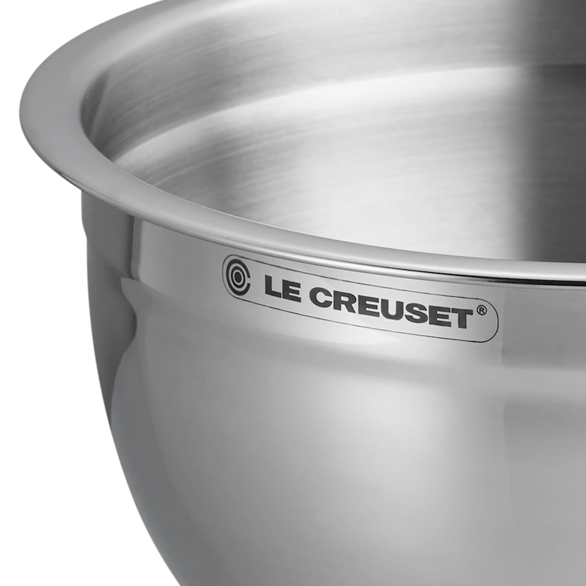 Le Creuset Skål med glaslock 27 cm 4,7 L stål/grå