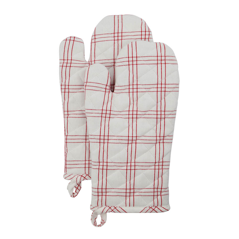 Nicolas Vahé Chef Grillihanska 18x33 cm 2 kpl Punainen/Valkoinen