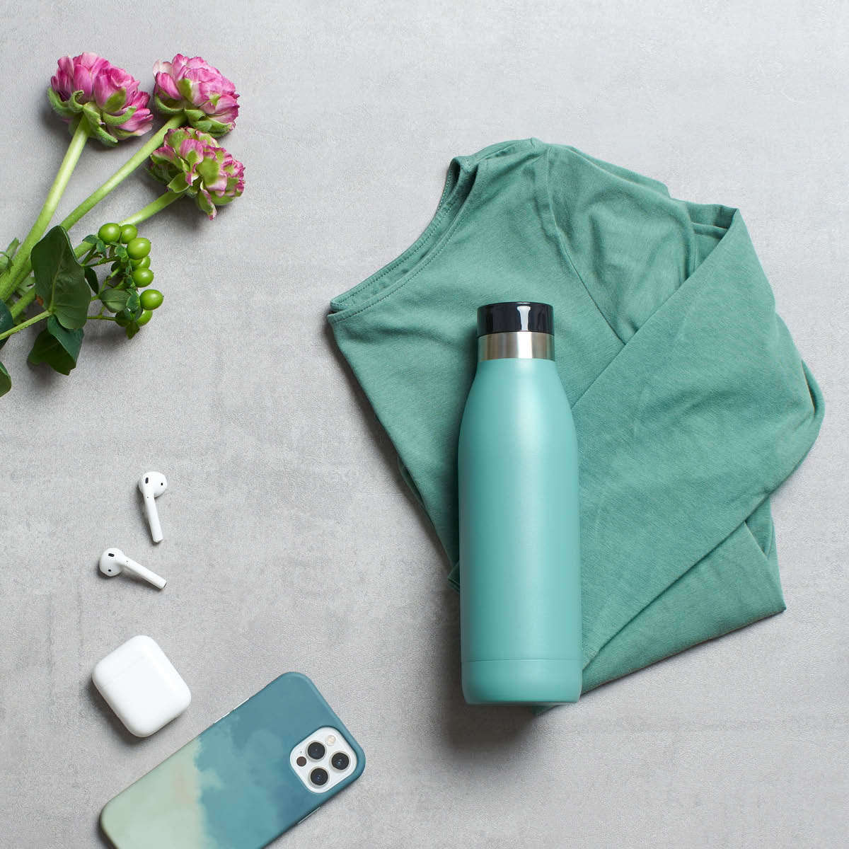 Tefal Bludrop Basic Juomapullo 50 cl Vihreä