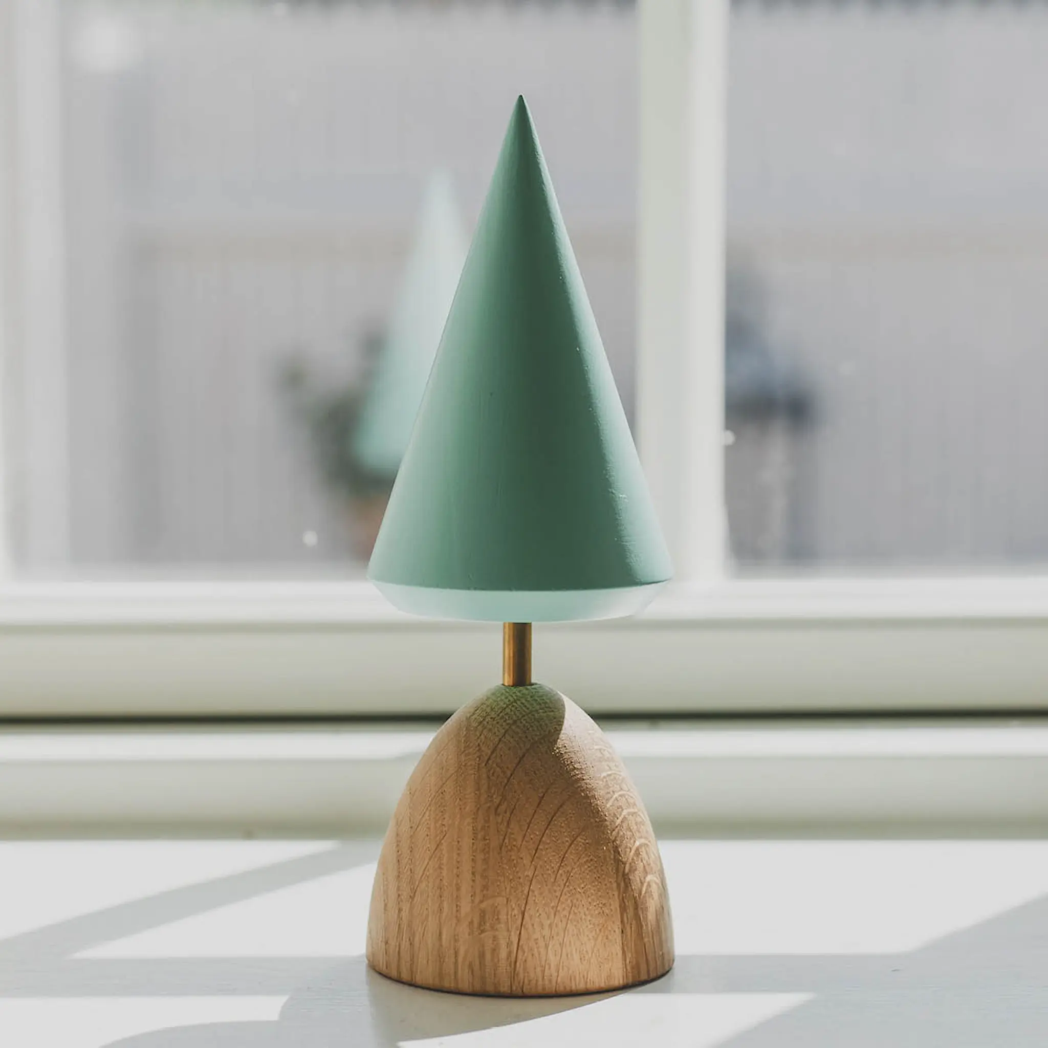 FableWood Thor Puufiguuri Joulukuusi 17 cm Turkoosi