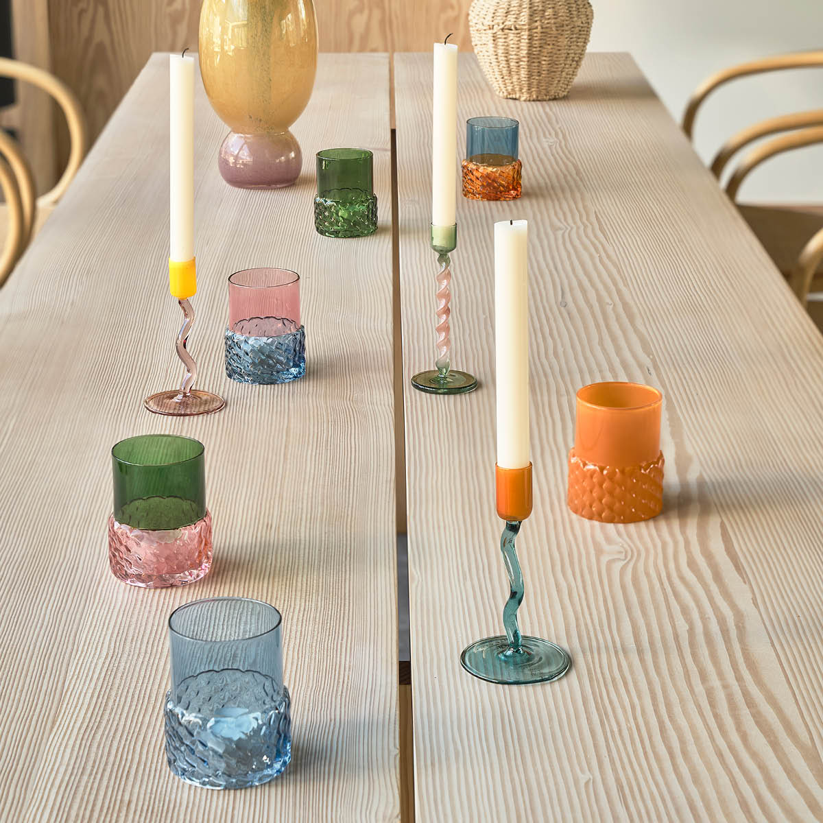 Villa Collection Styles Kynttilälyhty 7,7x10 cm Meripihka