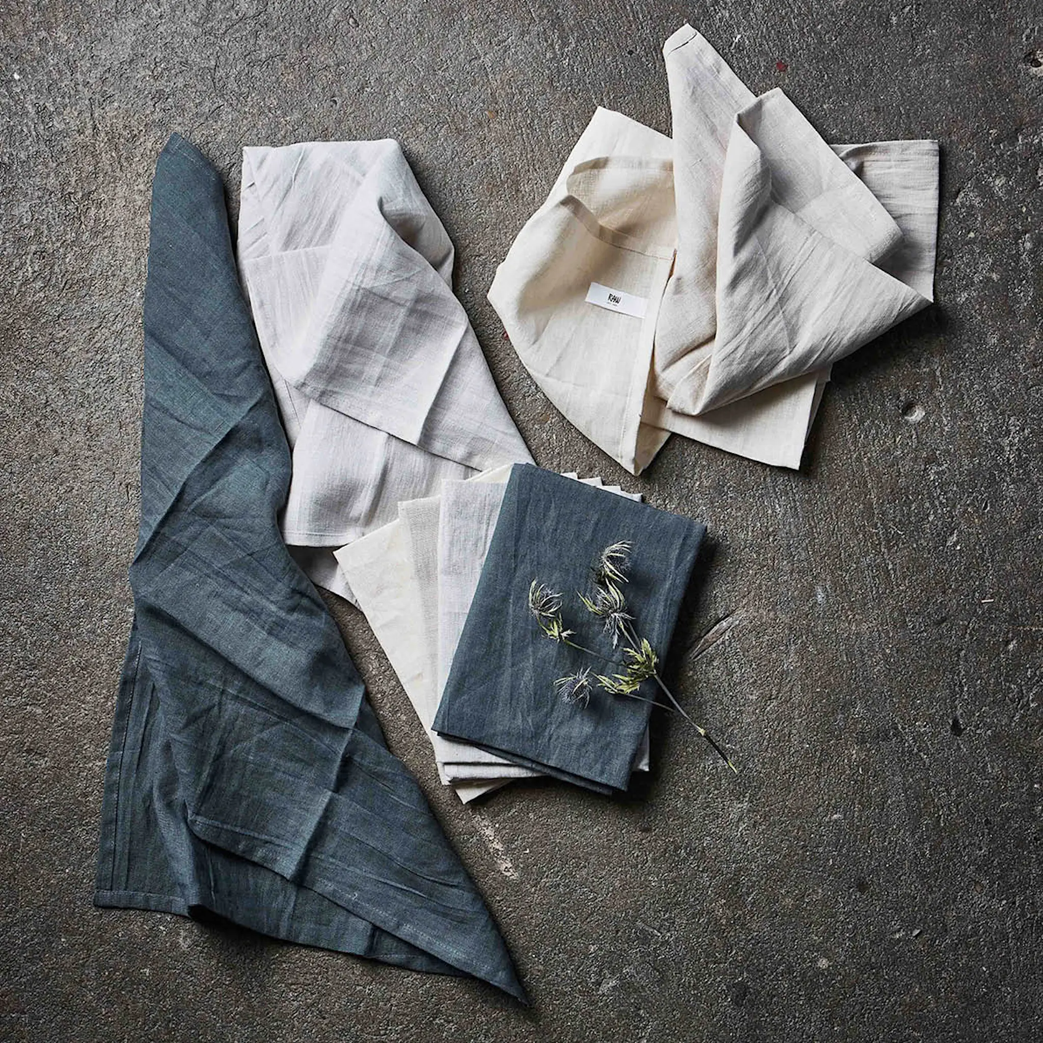 Aida Raw Keittiöpyyhe 50x70 cm 2 kpl Nature