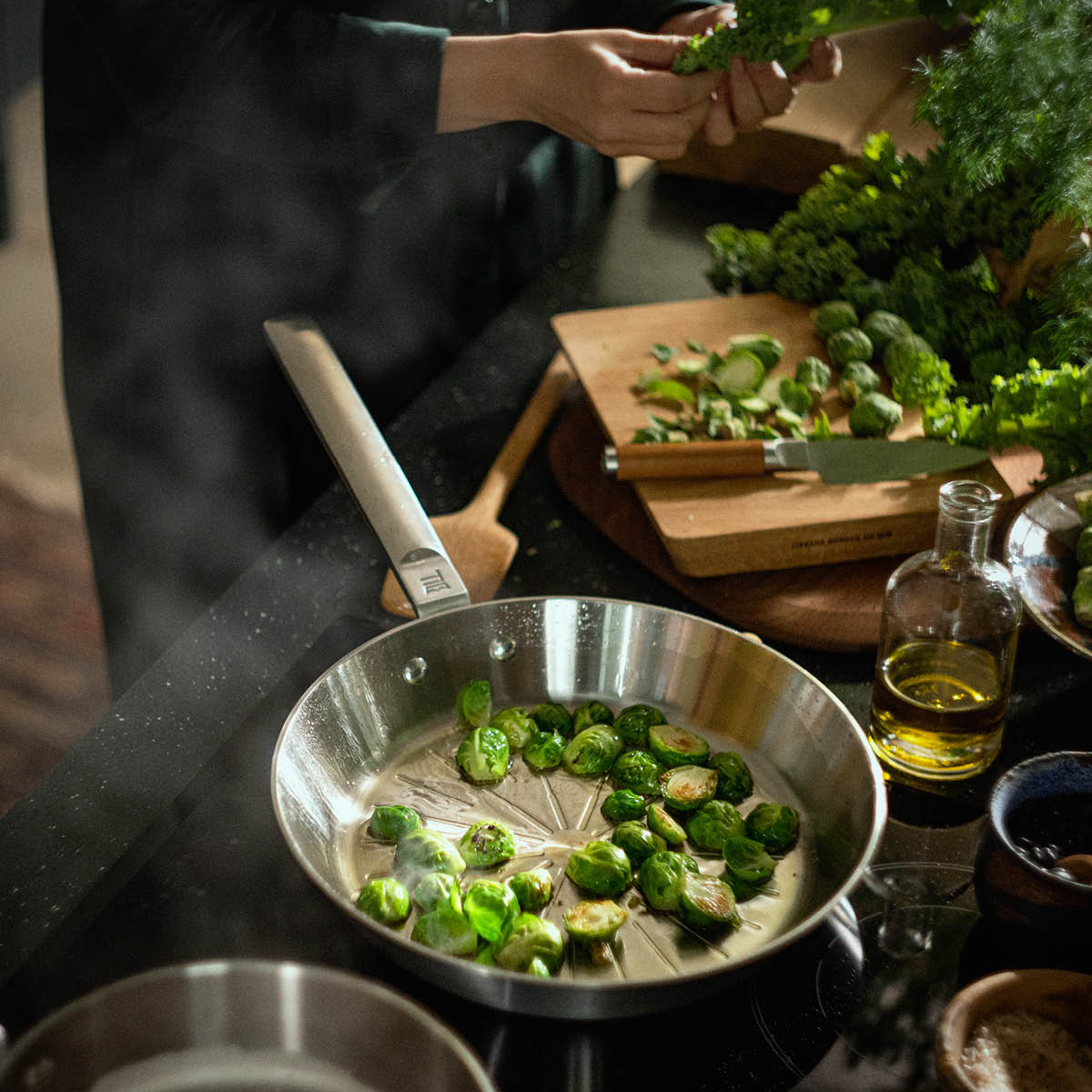 Fiskars Norden Steel Paistinpannu 28 cm Ruostumaton