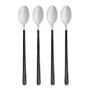 Ox lång sked 19,5 cm 4-pack svart/stål