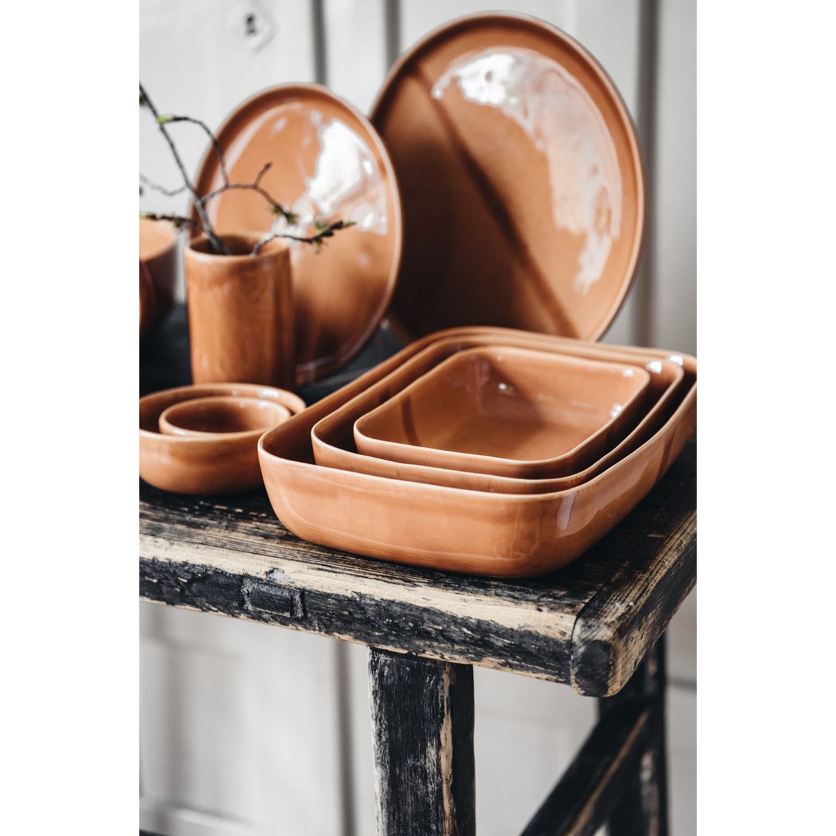 Heirol Heirol x Nosse skål 19 cm svelte terrakotta