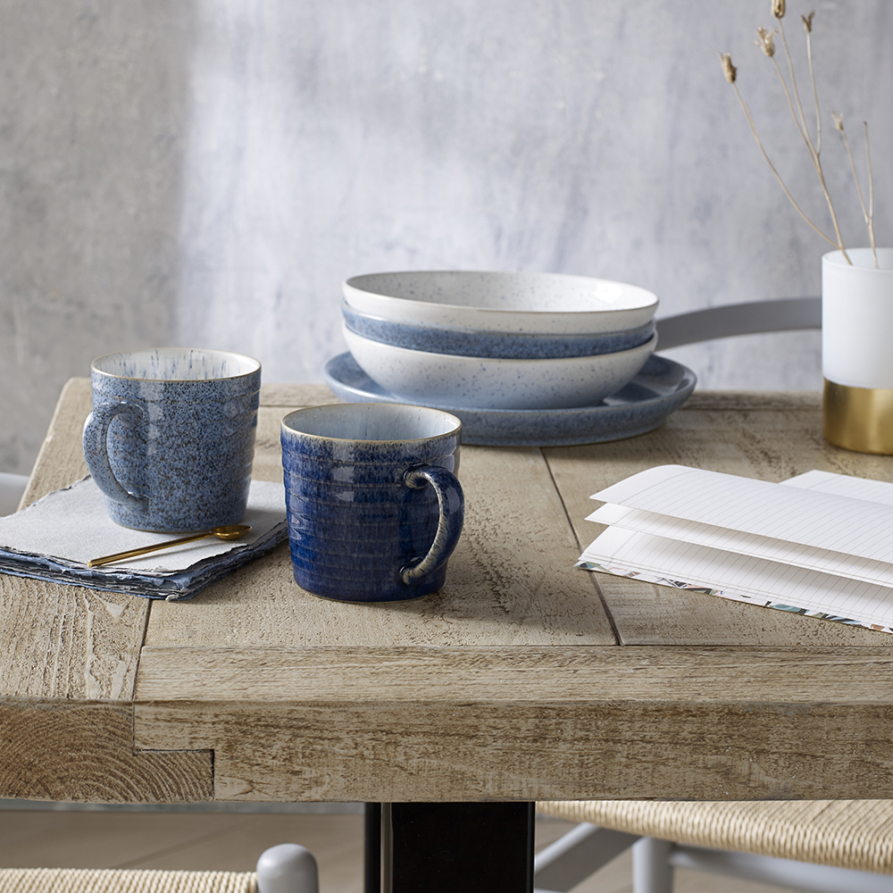 Denby Studio Blue Pebble pastatallerken 22 cm