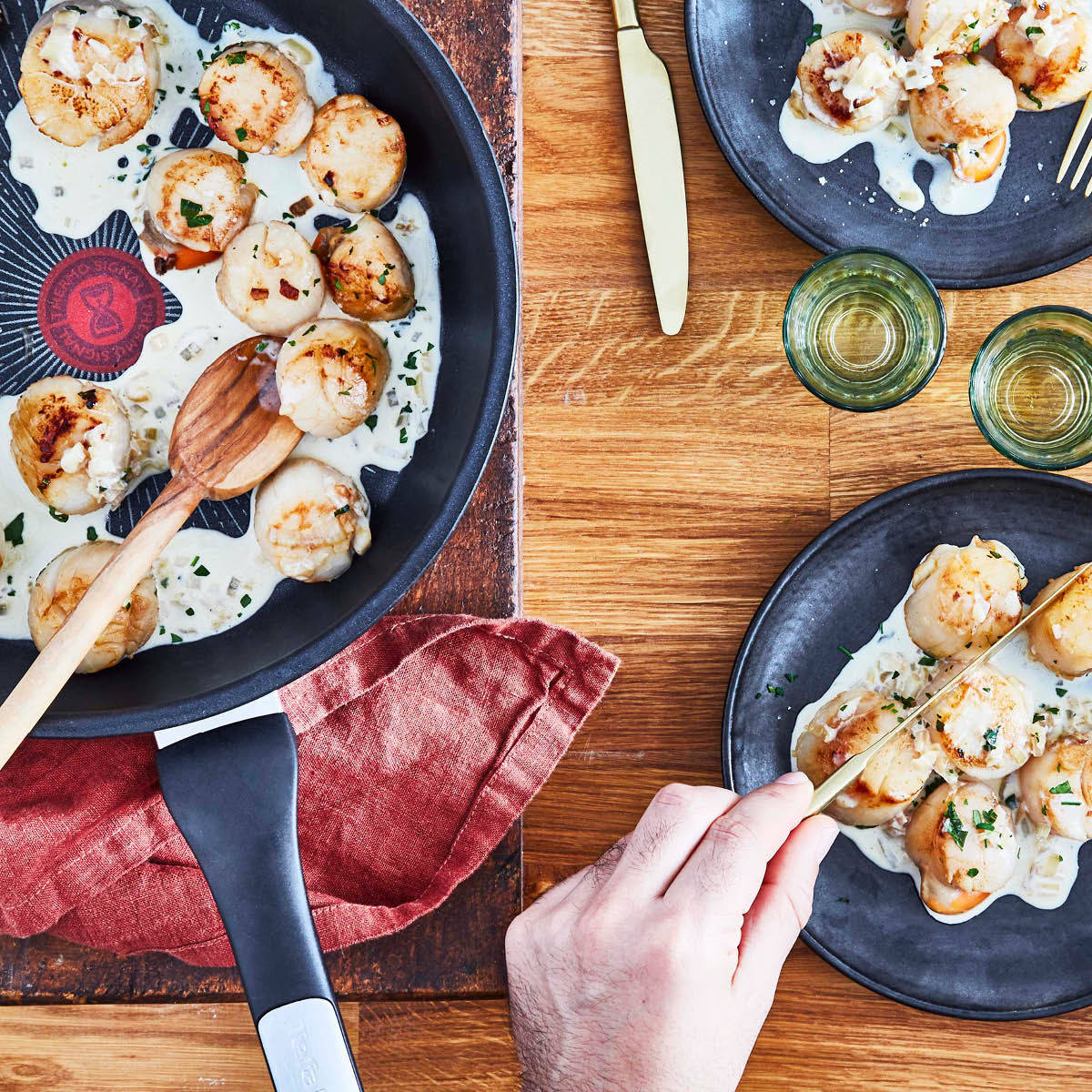 Tefal Unlimited Stekpanna 24 cm Svart