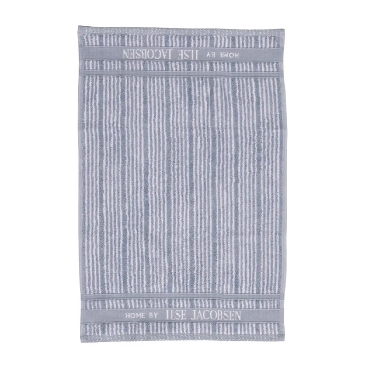 Home by Ilse Jacobsen Bath Collection gästhandduk 40x60 cm 2-pack powder blue stripes
