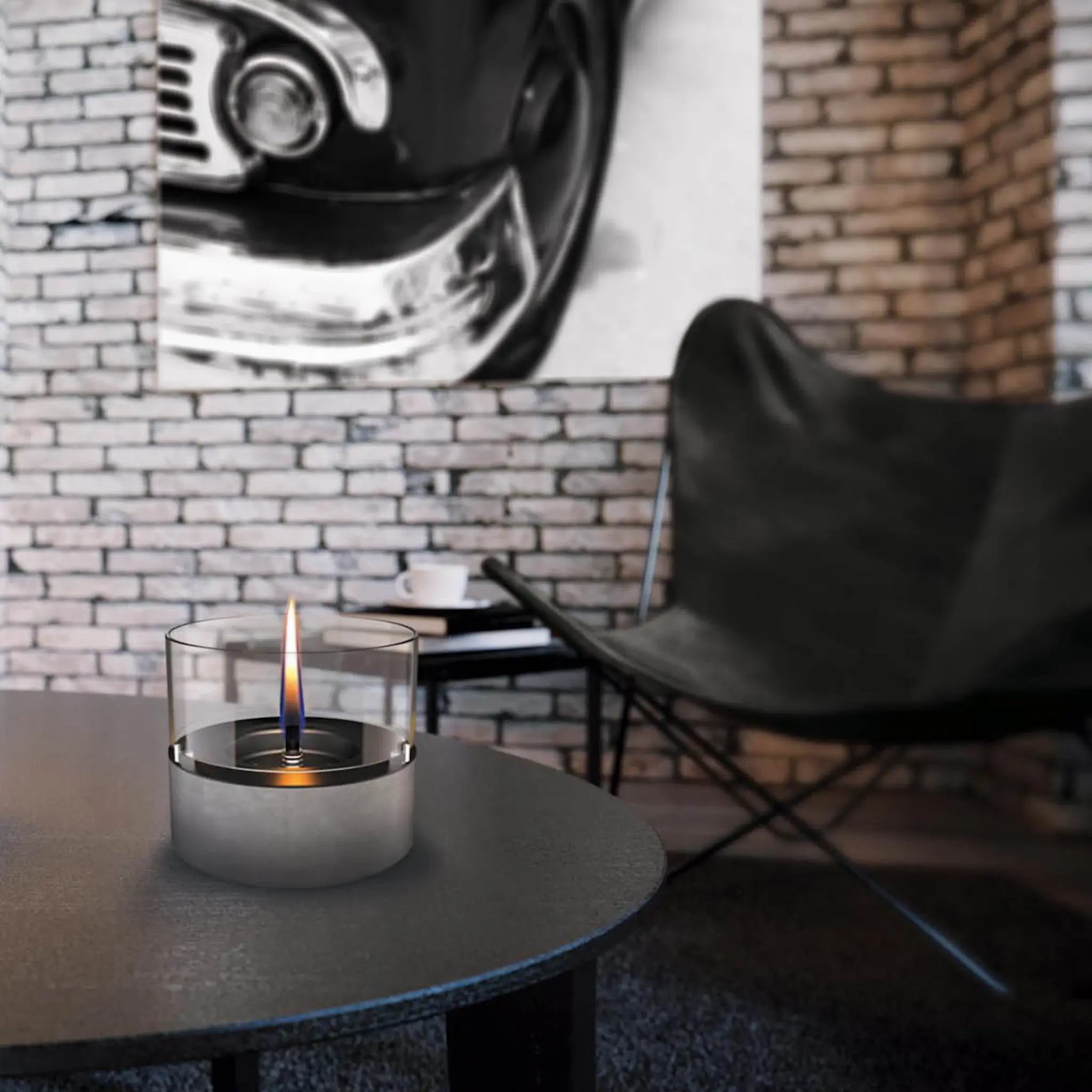 Tenderflame Café 14 lykta grå