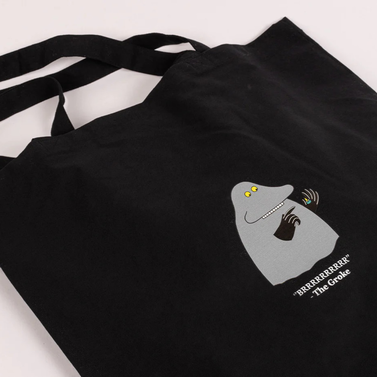 Nordicbuddies Mummi handlenett 38,5x42 cm Hufsa svart