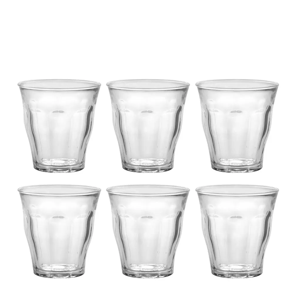 Picardie vannglass 20 cl 6 stk klar