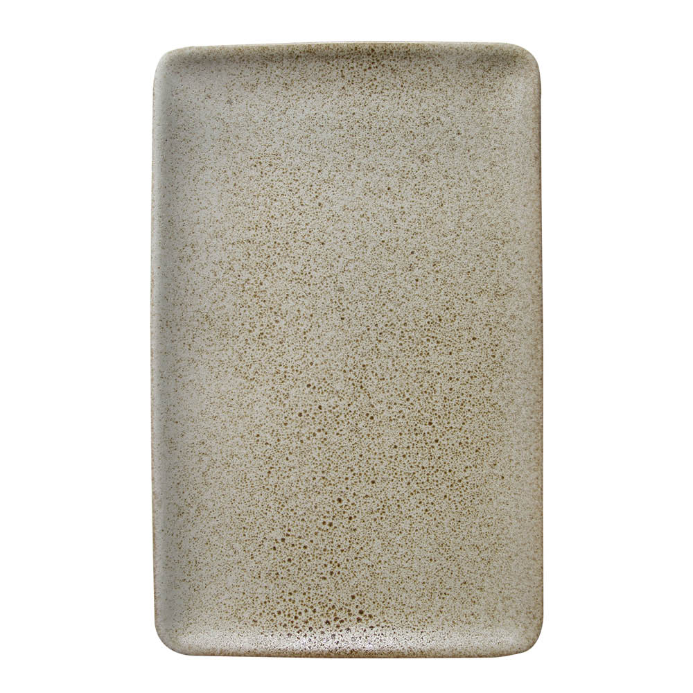 Aida - Raw Lautanen 23,5x15 cm Sandy Beige