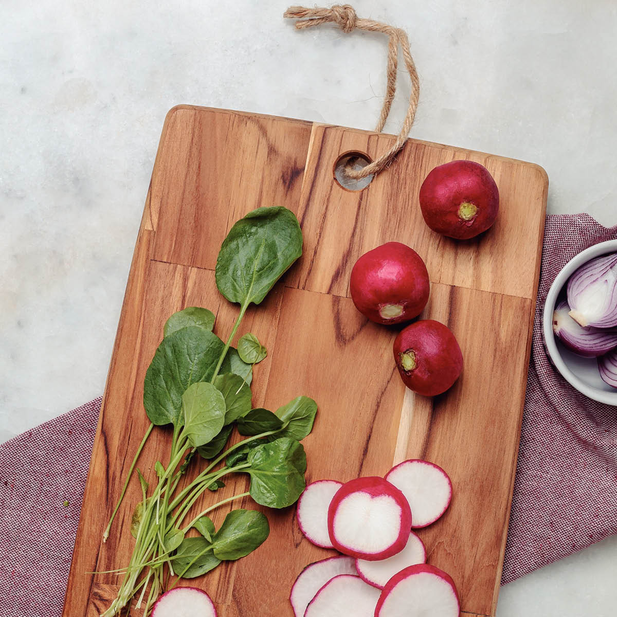 Tramontina Wooden board skjærefjøl i tre 28x19 cm teak