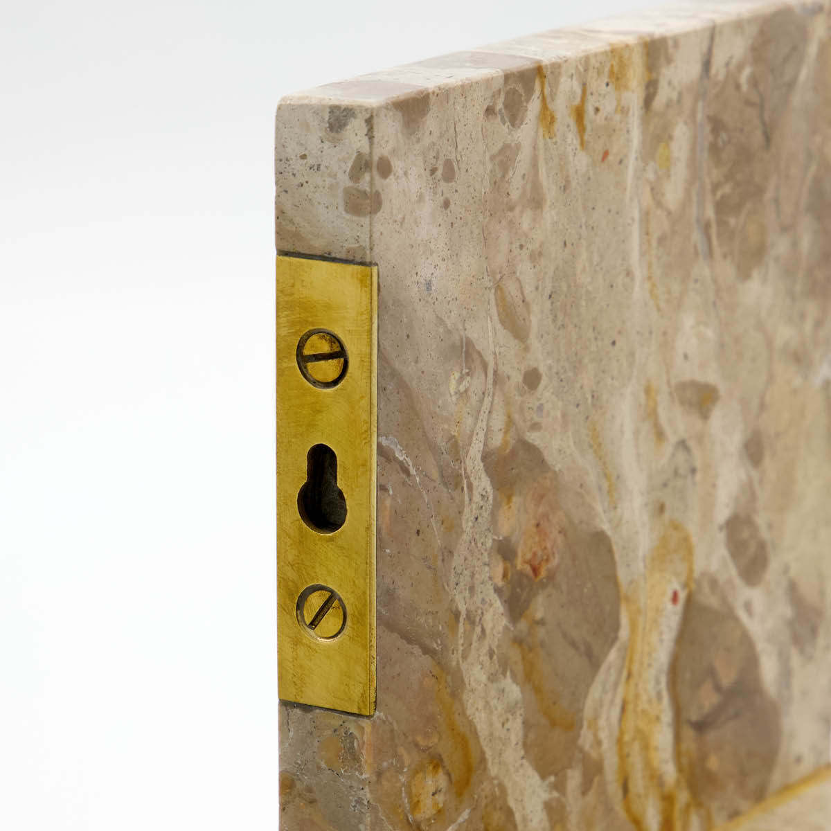 House Doctor Marr hylle i marmor 50x14x14 cm beige