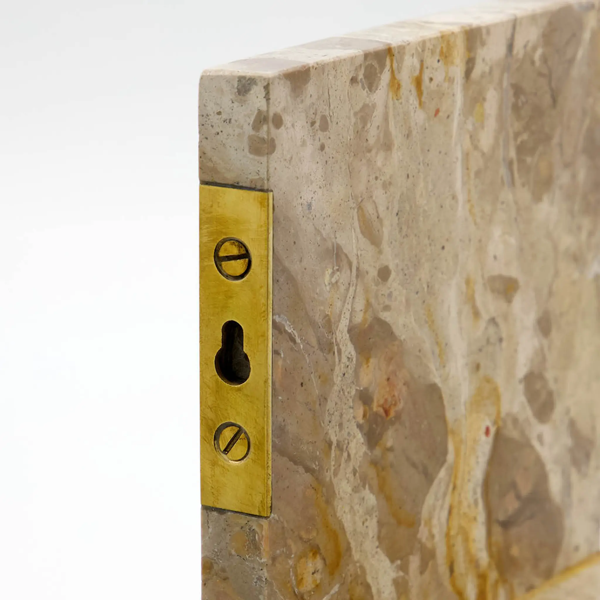 House Doctor Marr Marmorihylly 50x14x14 cm Beige